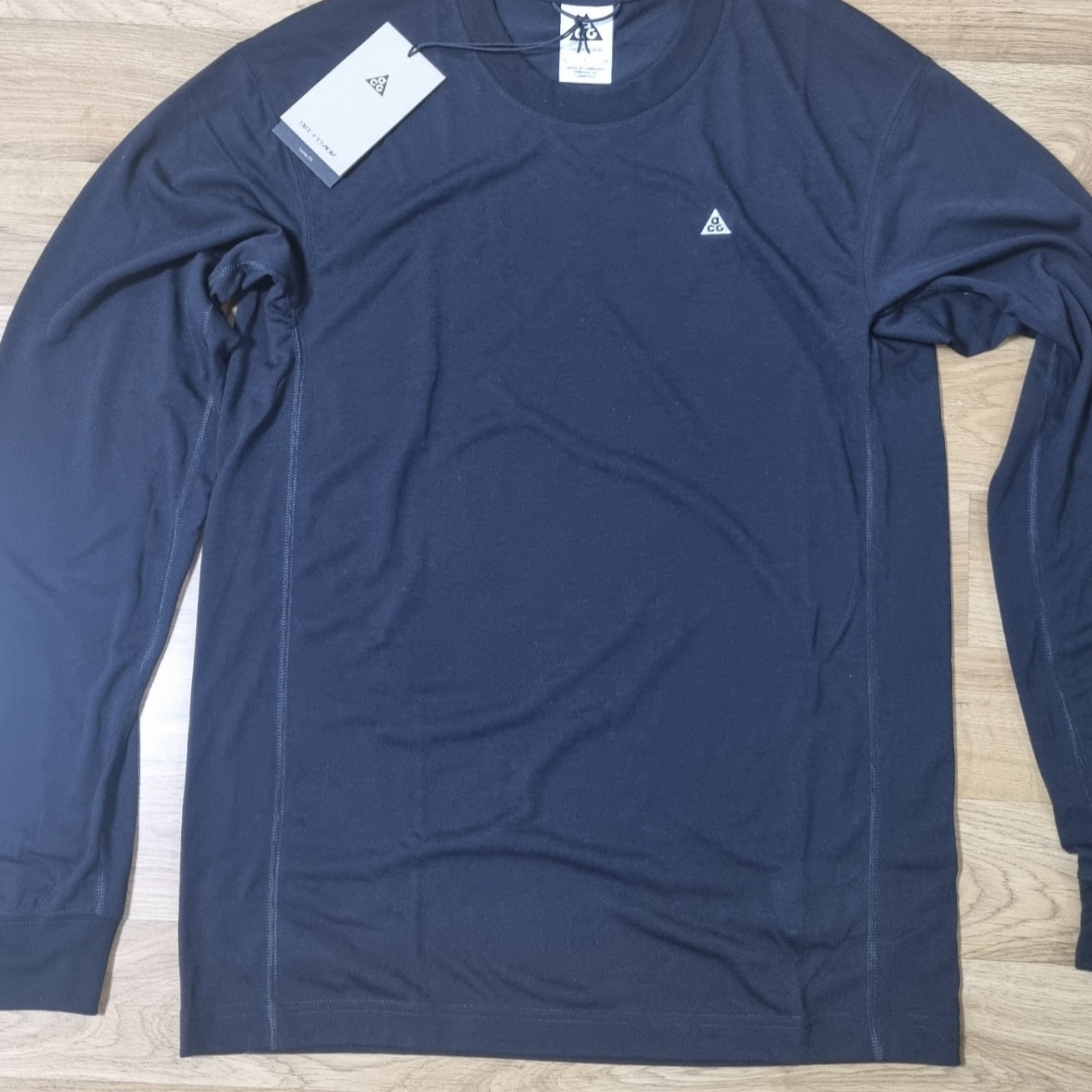 Nike Dri-Fit ACG Goat Rocks Long Sleeve T-Shirt Black - US/EU 착용 스타일 - 1