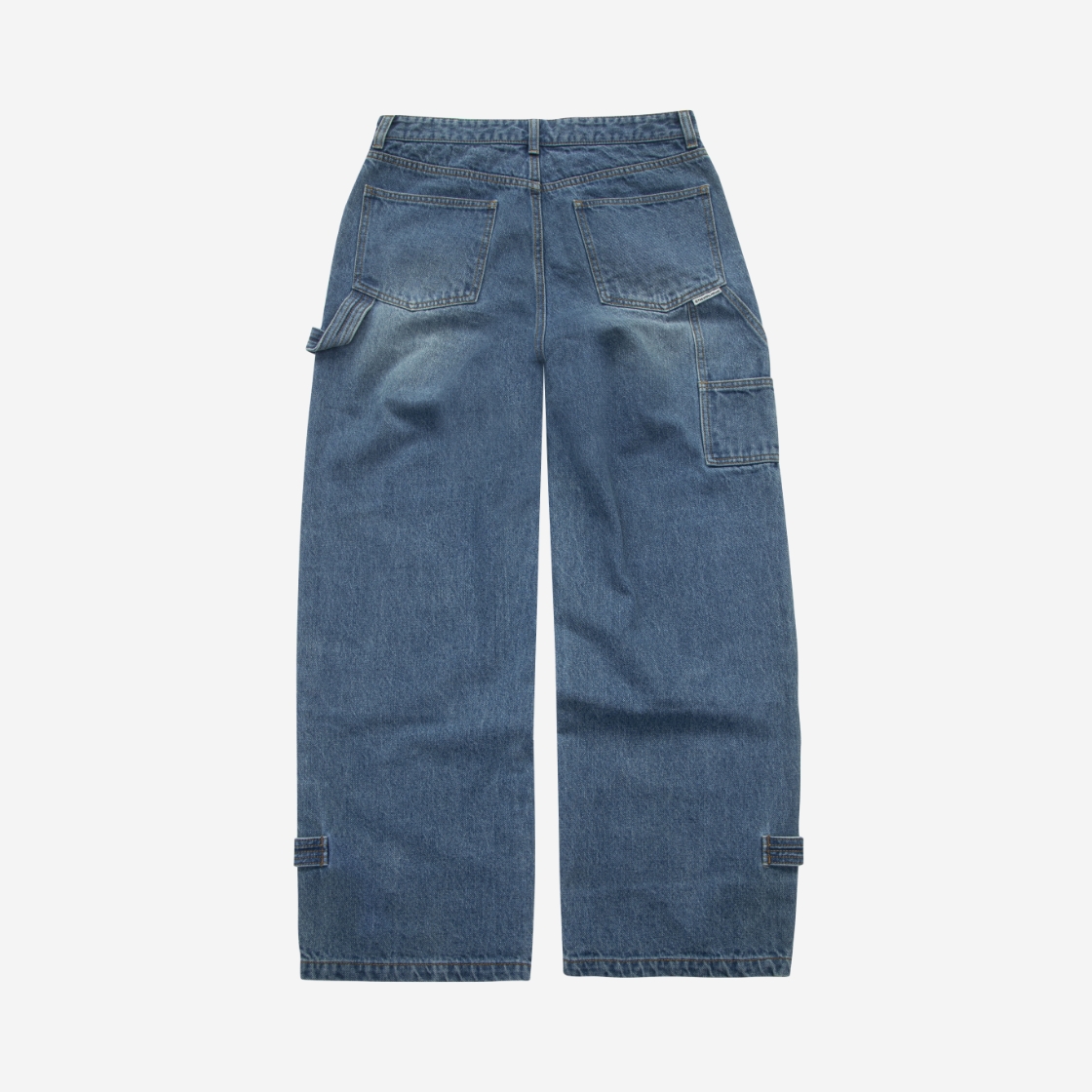 더바이닐하우스 컷 오프 더블 니 진 블루(Thevinylhouse Cut Off Double Knee Jeans Blue) - 2