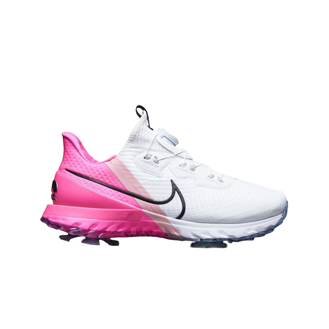 나이키 에어 줌 인피니티 투어 보아 와이드 화이트 블랙 핑크 블라스트(Nike Air Zoom Infinity Tour BOA Wide White Black Pink Blast)