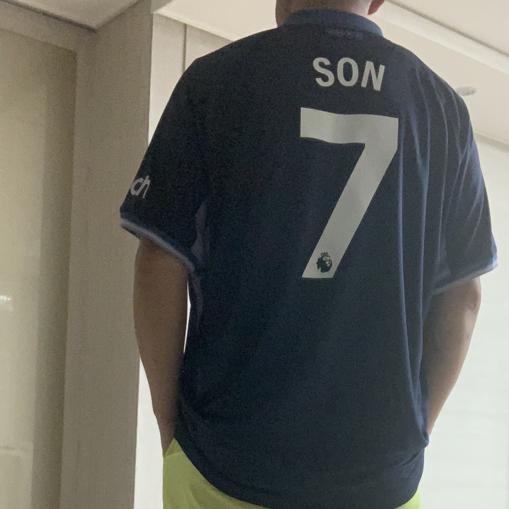 Nike Tottenham Hotspur 2023/24 Dri-Fit Stadium Away Jersey Mystic Navy (Non Marking Ver.) 착용 스타일 - 3