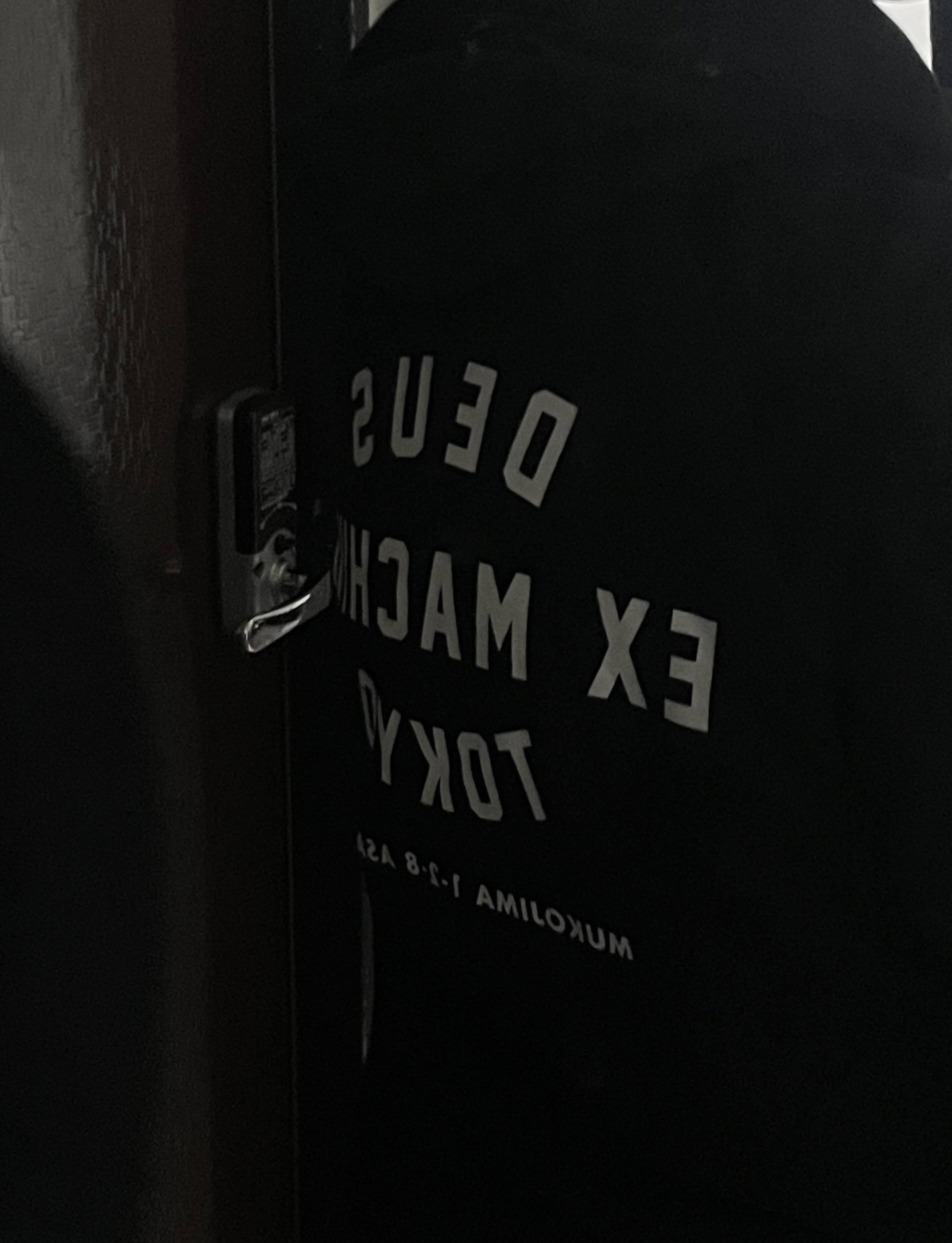 Deus Ex Machina Tokyo Asakusa Address Hoodie Black, Supreme Military Camp Cap Black - 22FW 착용 스타일 - 2
