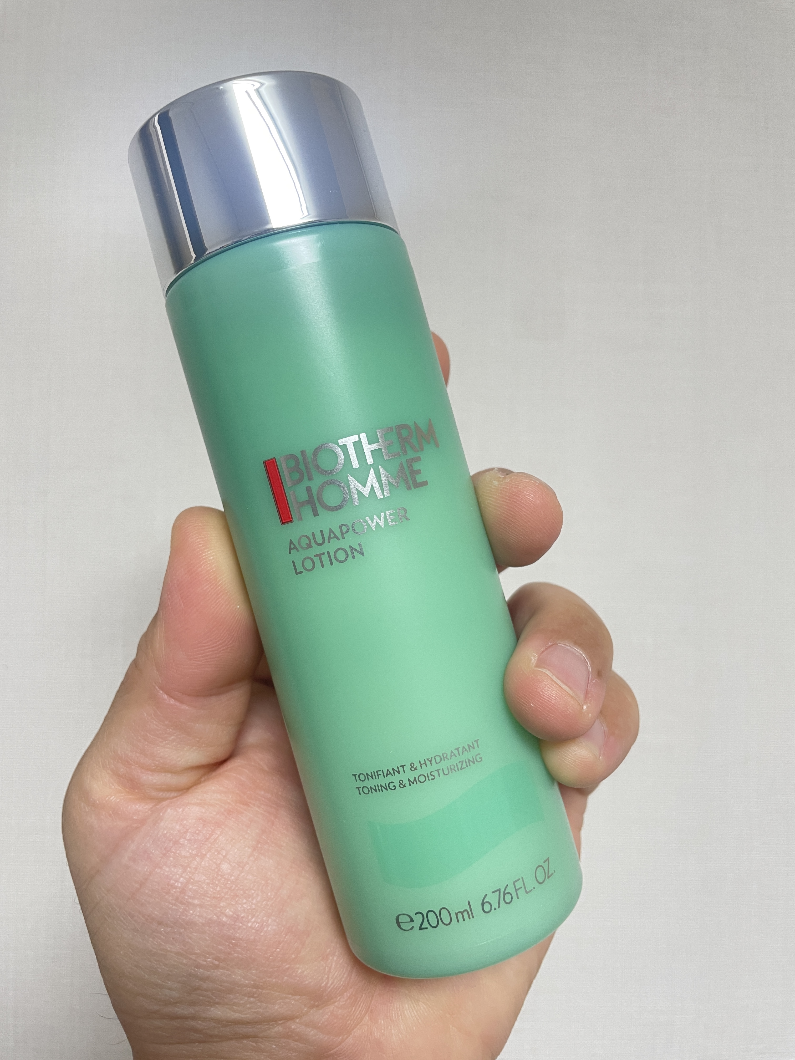 Biotherm Homme Aquapower Lotion 200ml 착용 스타일