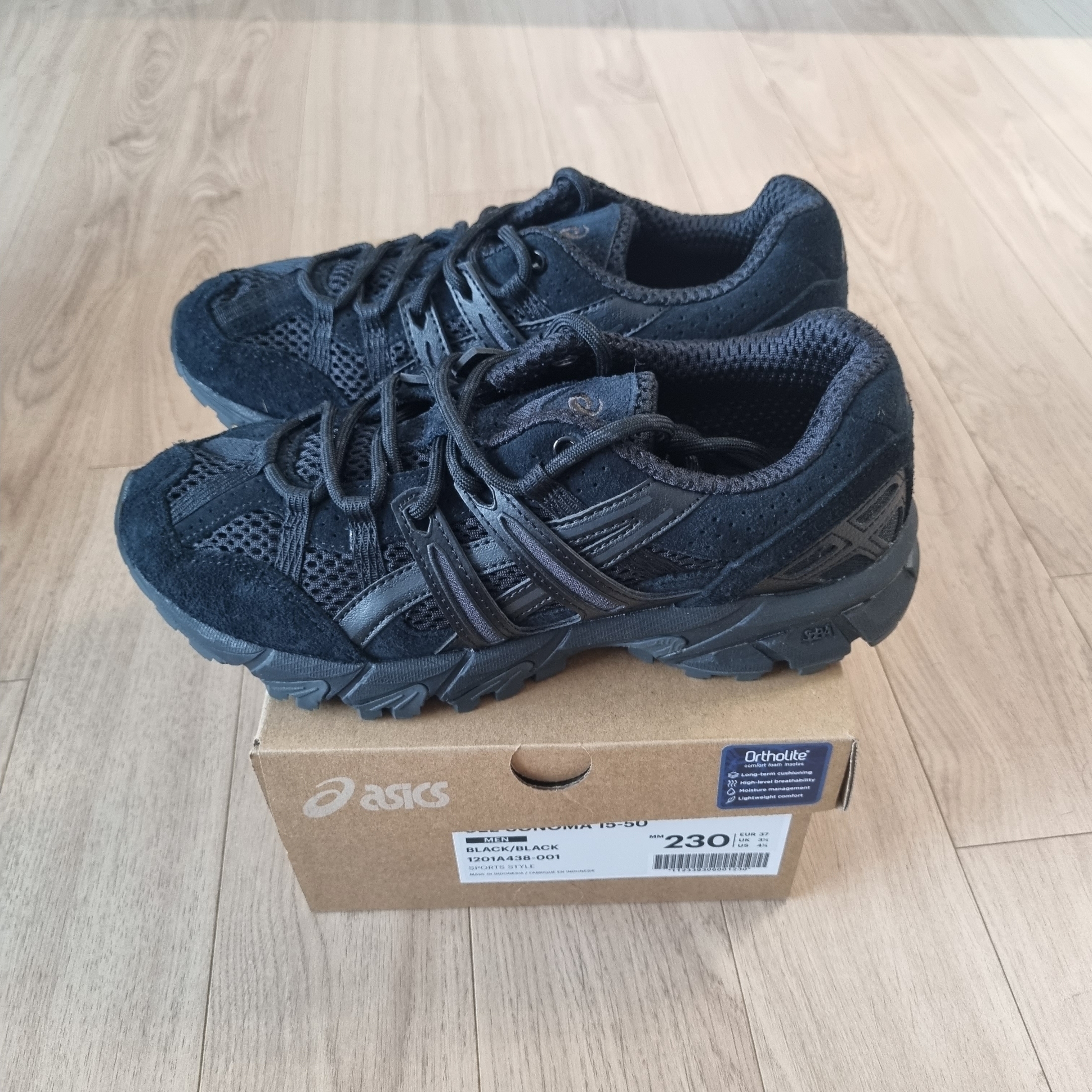 Asics Gel-Sonoma 15-50 Black 착용 스타일
