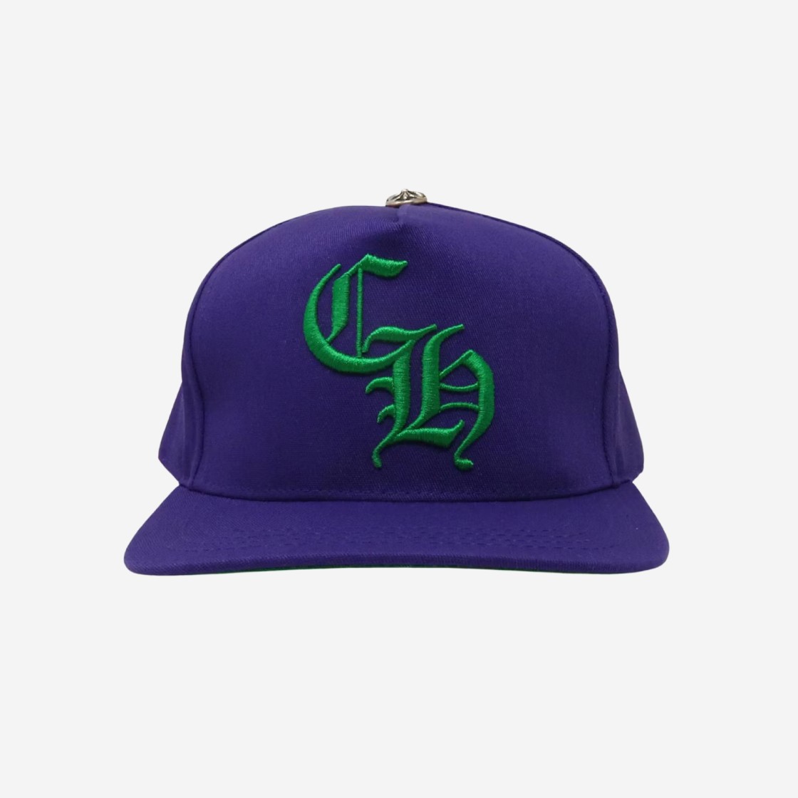 Chrome Hearts CH Baseball Cap Purple Green 상세 이미지 1