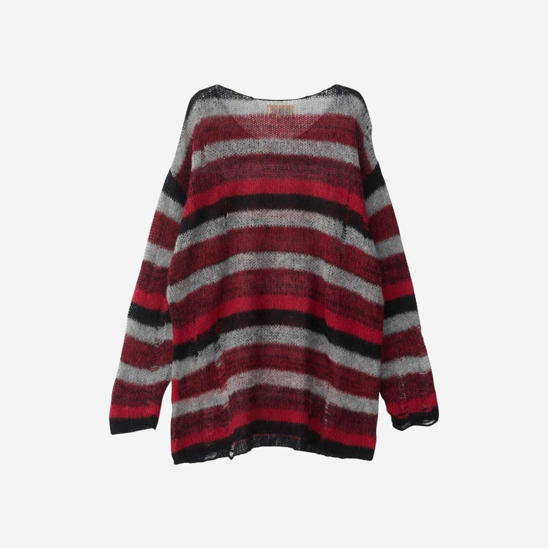 (W) Hysteric Glamour Disco Sucks Crash Oversized Sweater Red 상세 이미지 2