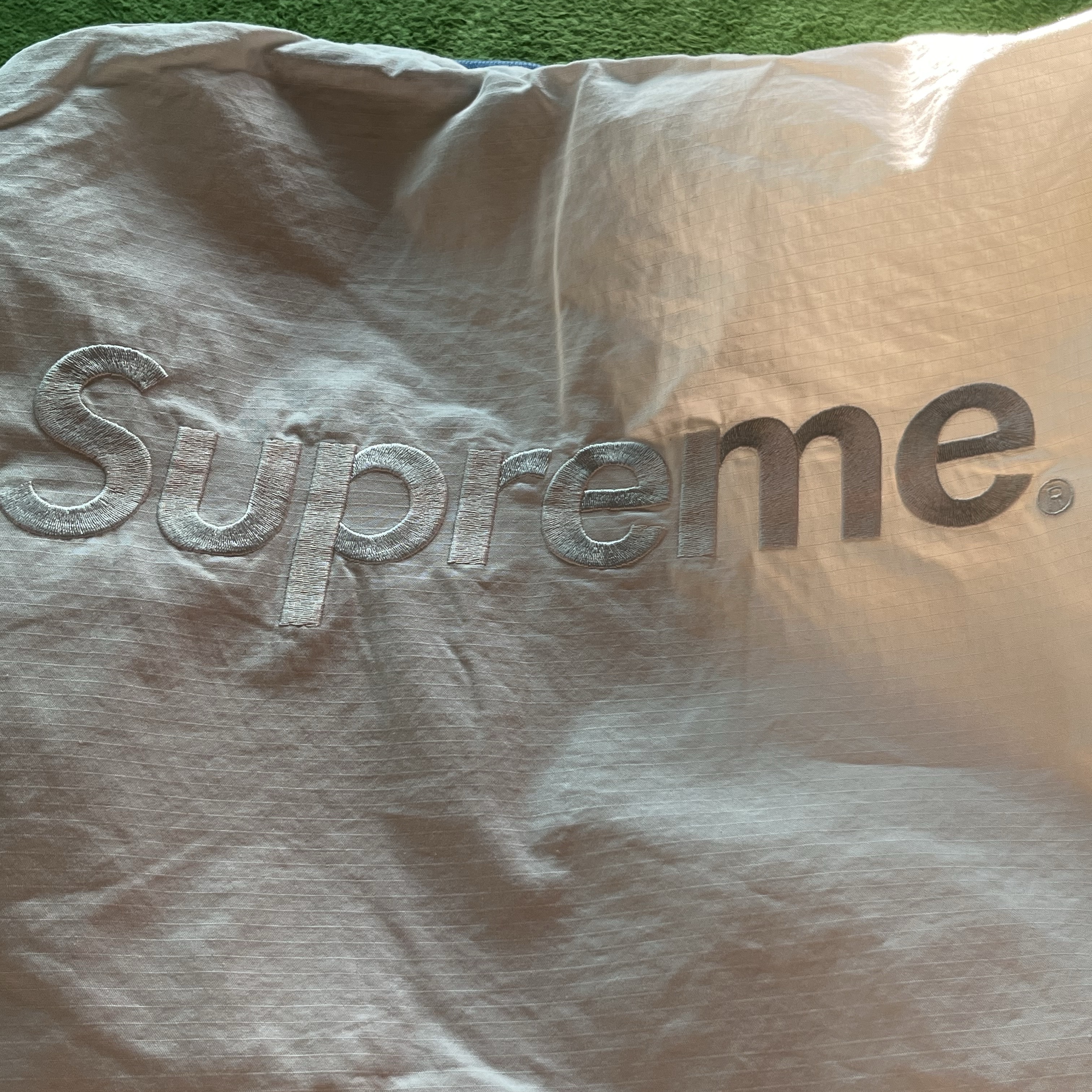 Supreme x Umbro Cotton Ripstop Track Jacket White - 23FW 착용 스타일 - 2