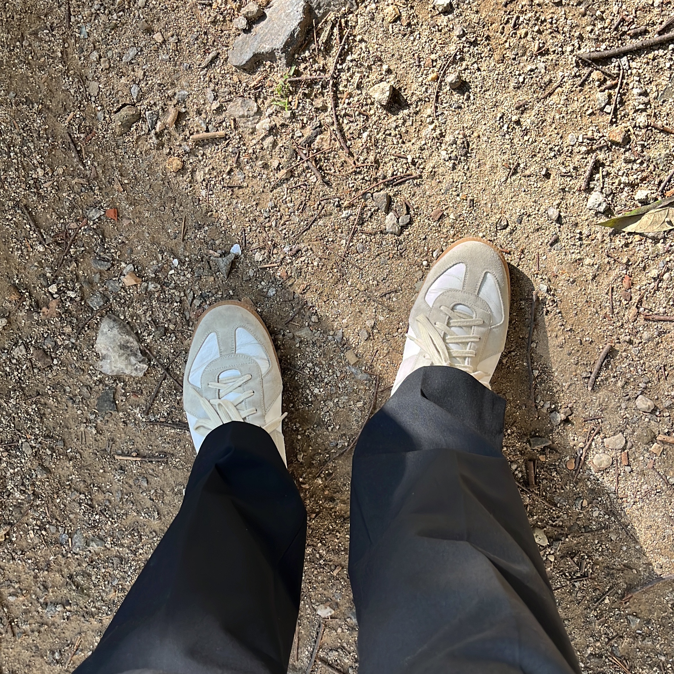 Maison Margiela Calfskin Replica Sneakers 착용 스타일