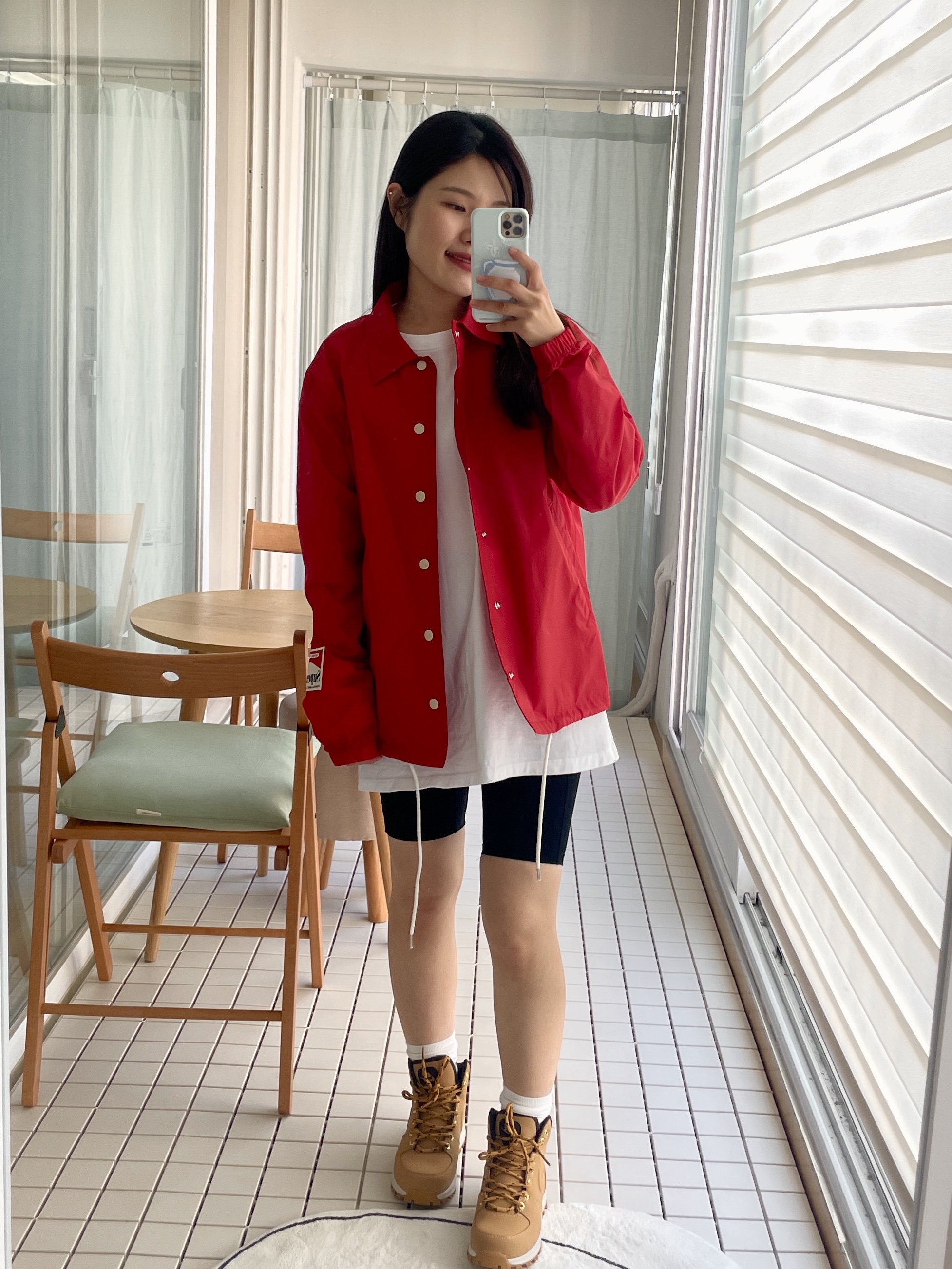 Nike Manoa Leather Haystack 착용 스타일 - 4