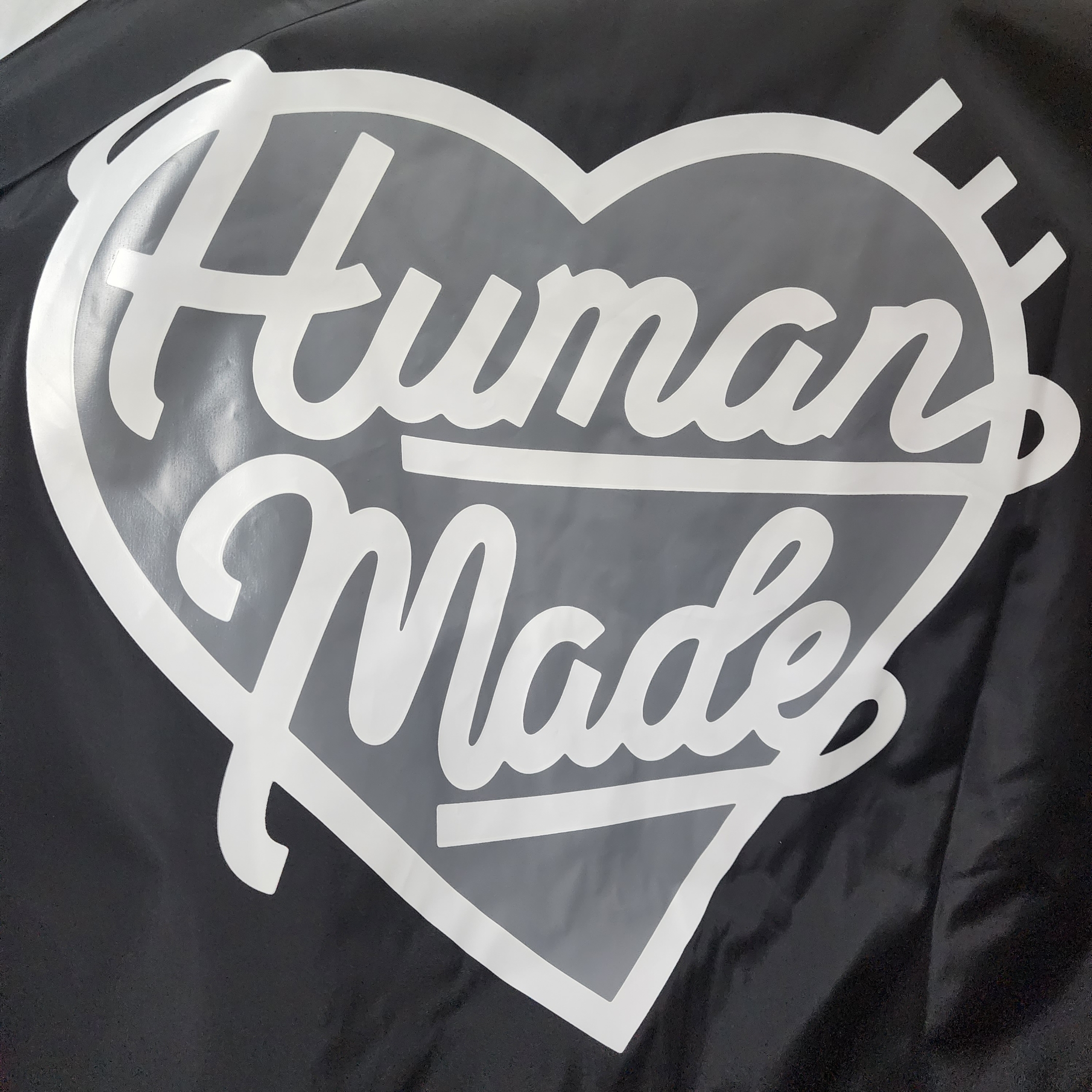 Human Made Coach Jacket Black 착용 스타일 - 2