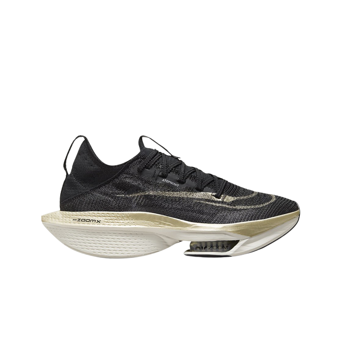 나이키 에어 줌 알파플라이 넥스트% 2 블랙 메탈릭 골드 그레인(Nike Air Zoom Alphafly Next% 2 Black Metallic Gold Grain)