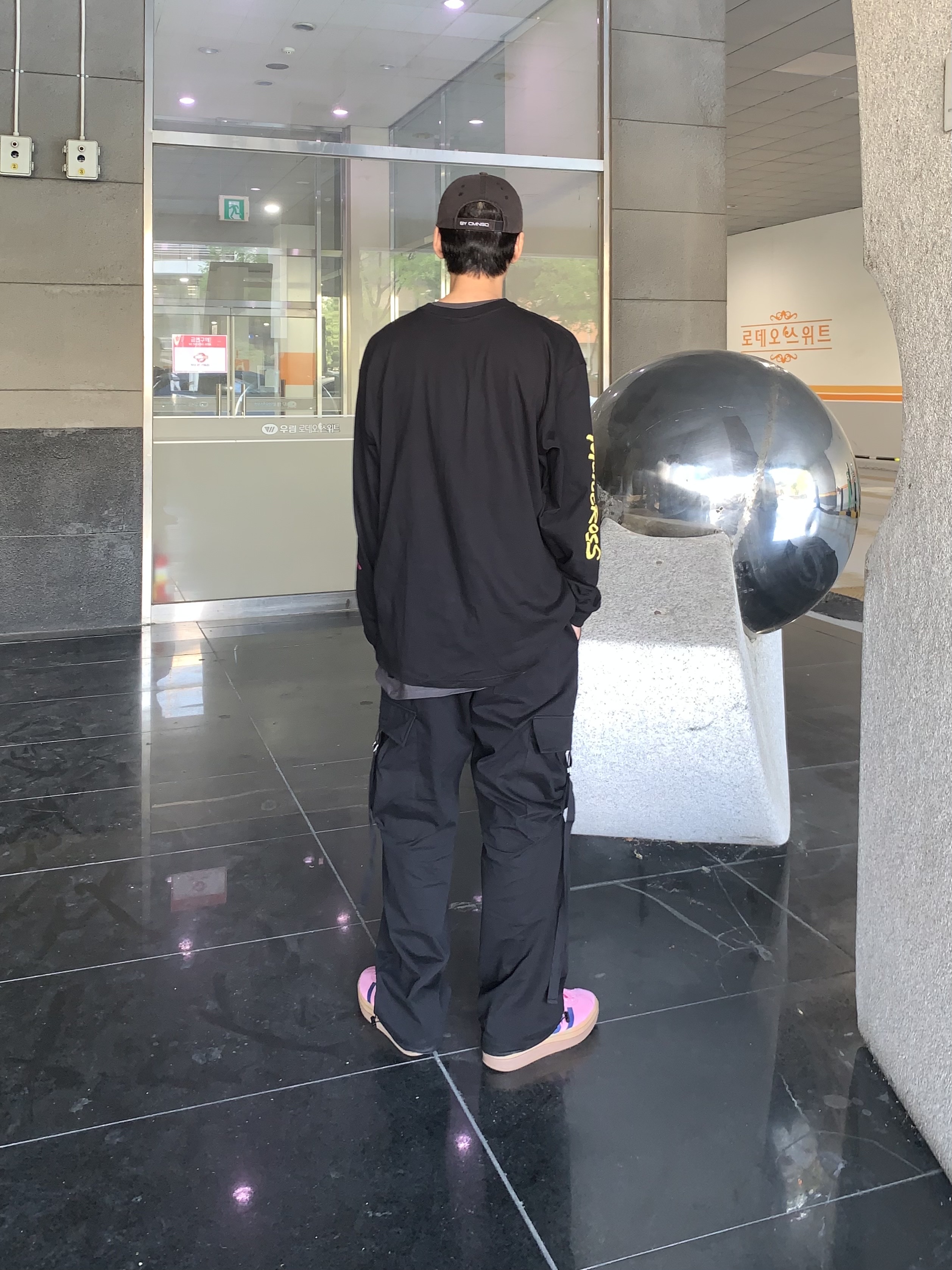 (W) Adidas Gazelle Bold Pink Glow Victory Blue 착용 스타일 - 2