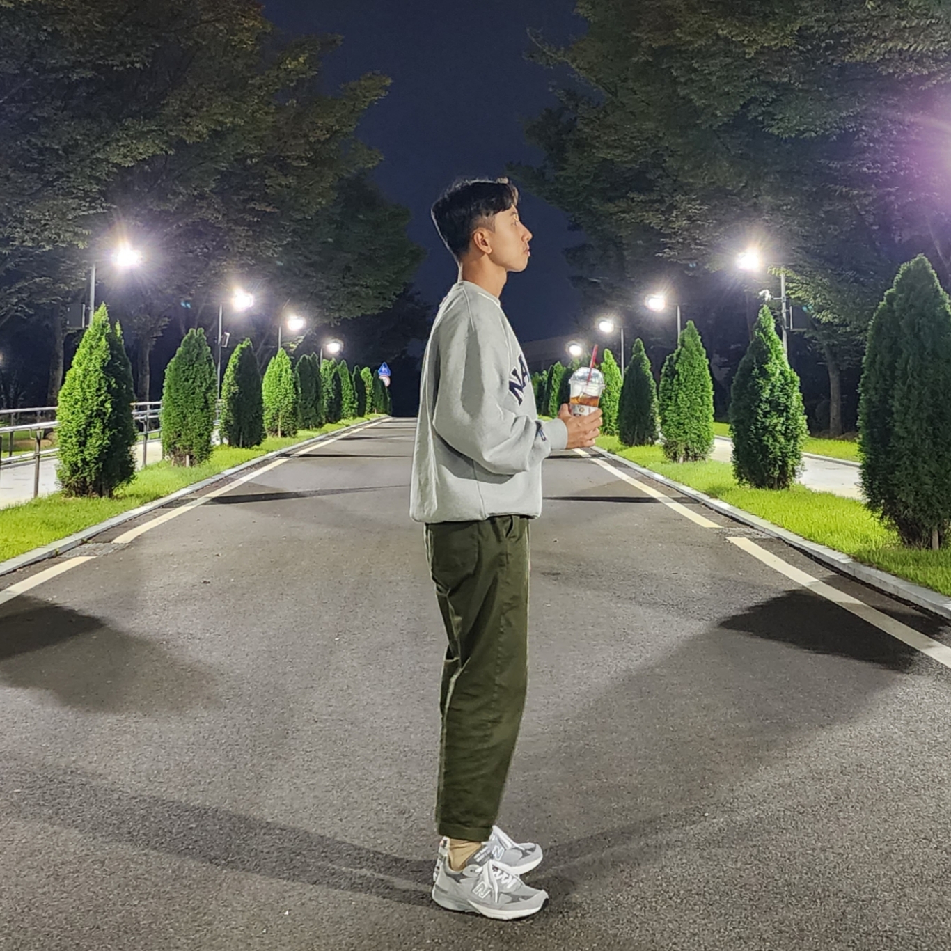 New Balance 993 Made in USA Grey - D Standard, (W) New Balance 993 Made in USA Grey - B Standard 착용 스타일 - 1