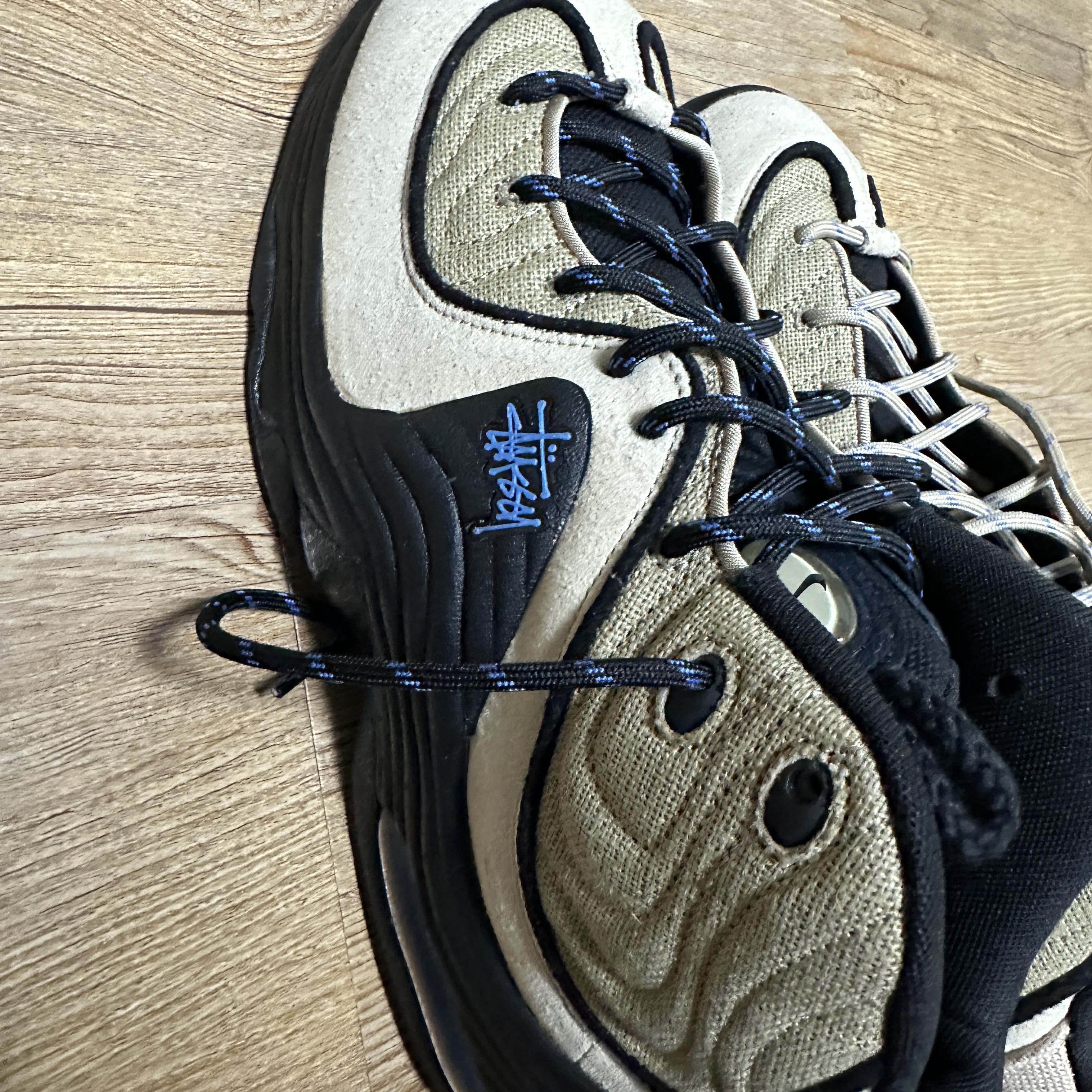 Nike x Stussy Air Penny II Rattan and Limestone 착용 스타일 - 5