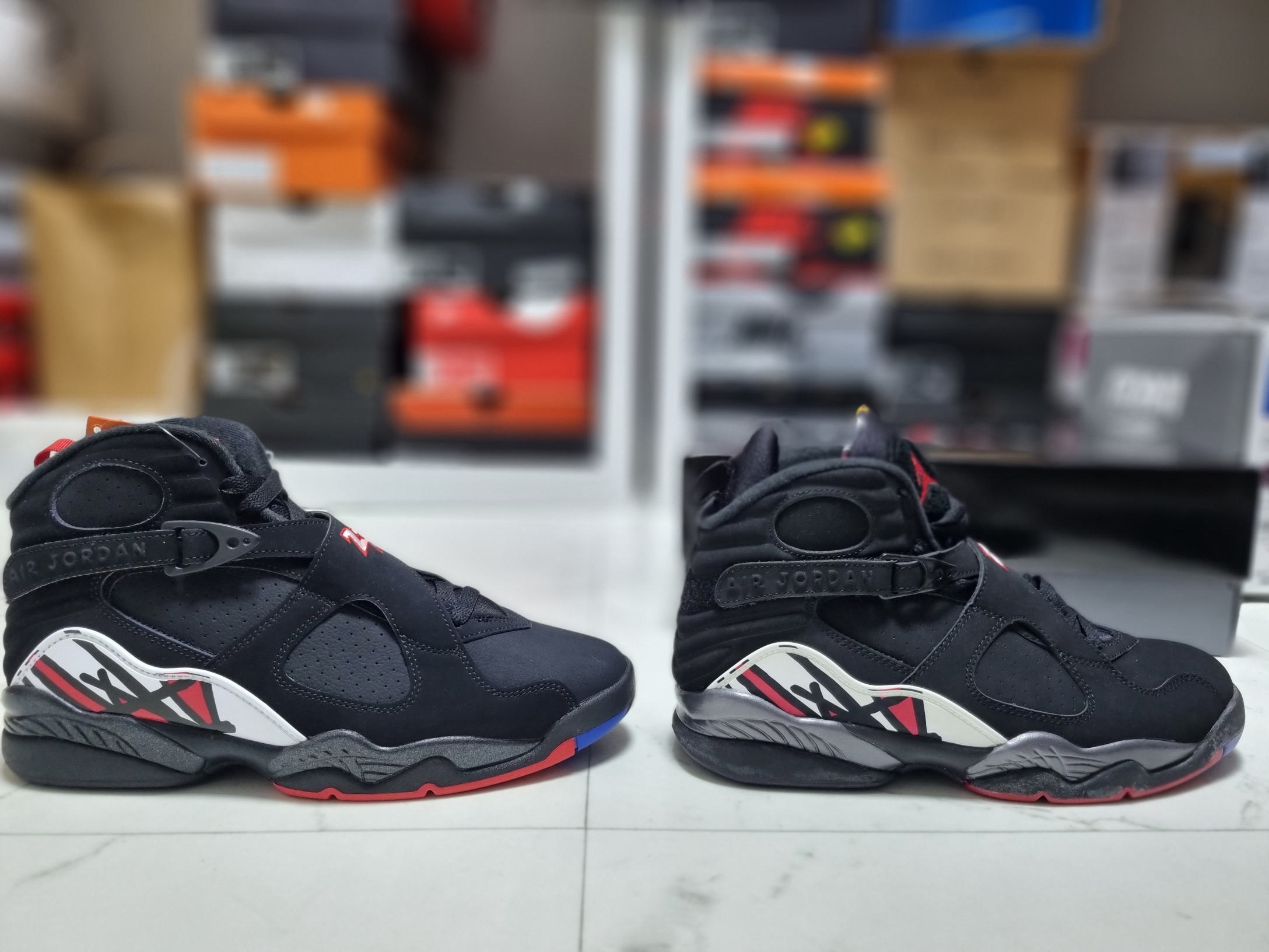 Jordan 8 Retro Playoffs 2023, Jordan 8 Retro Playoffs 2013 착용 스타일