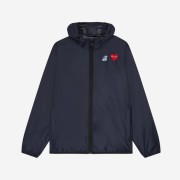 Play Comme des Garcons x K-Way Full Zip Jacket Navy