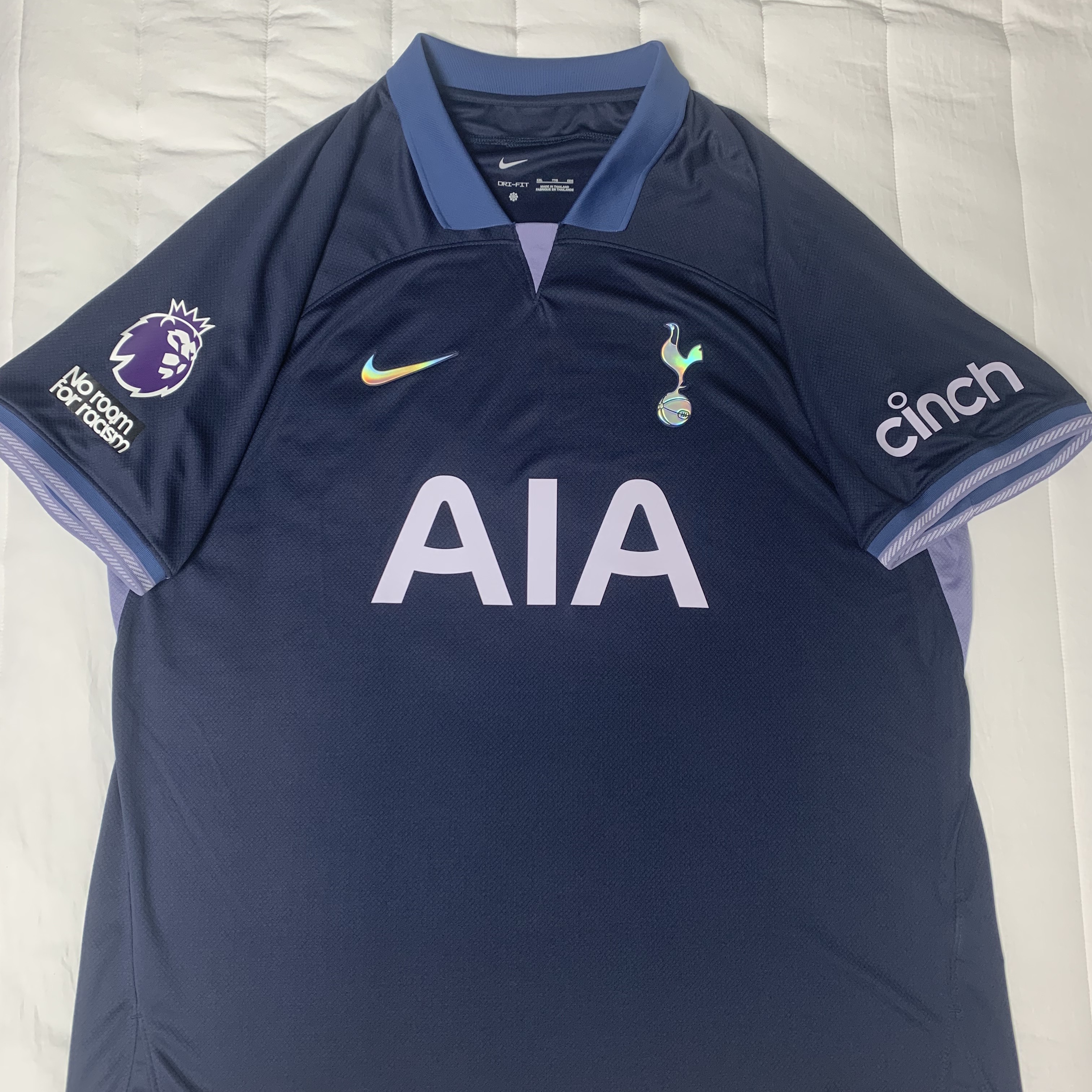 Nike Tottenham Hotspur 2023/24 Dri-Fit Stadium Away Jersey Mystic Navy (Non Marking Ver.) 착용 스타일 - 2