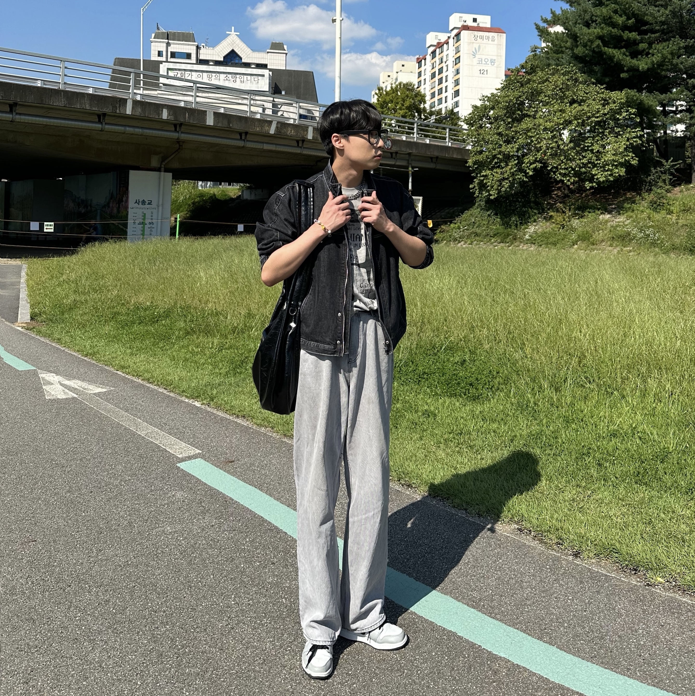 Jordan 1 Low Light Smoke Grey 착용 스타일 - 3