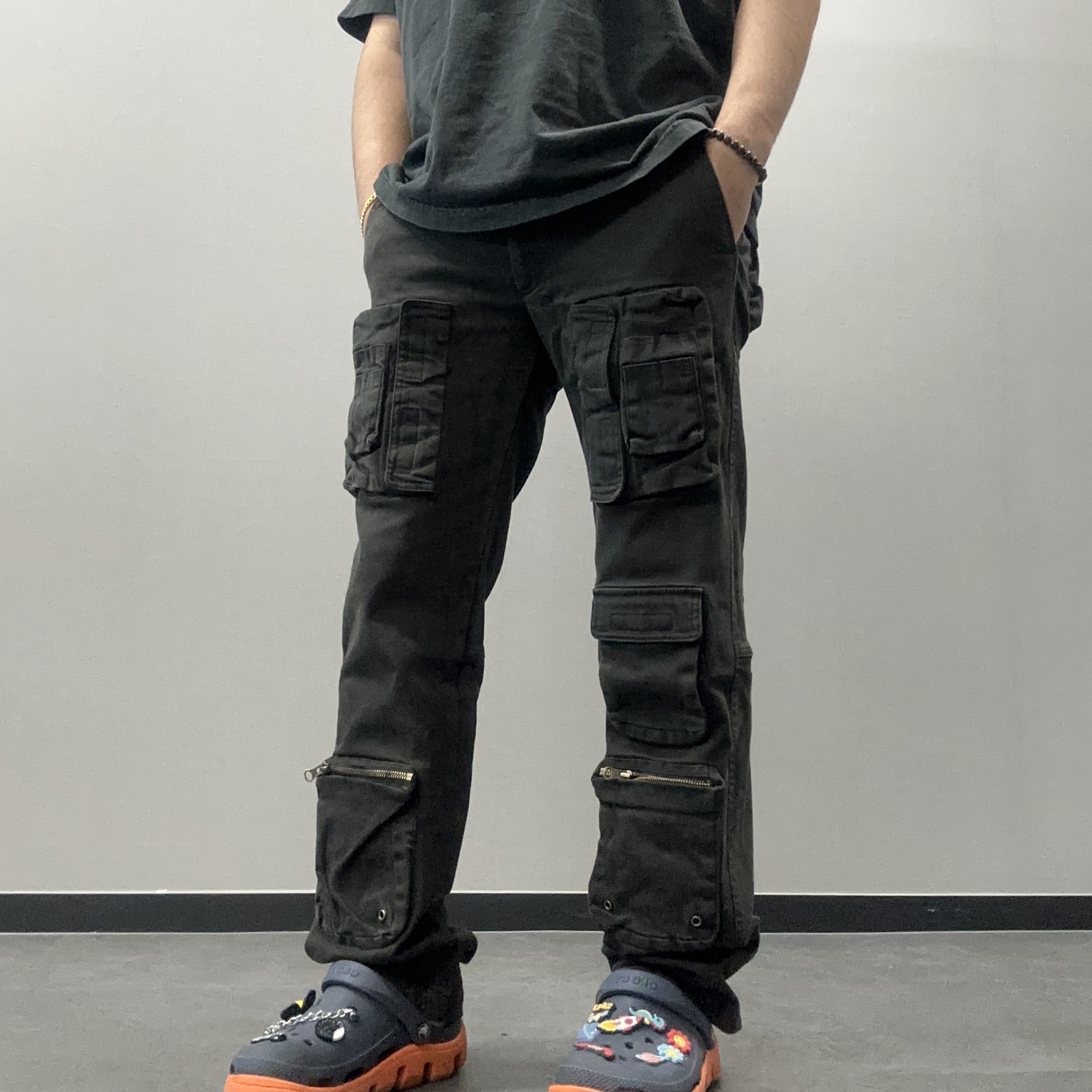 Undermycar Alghul Vintage Tactic Cargo Pants After Dark - 23SS 착용 스타일 - 2