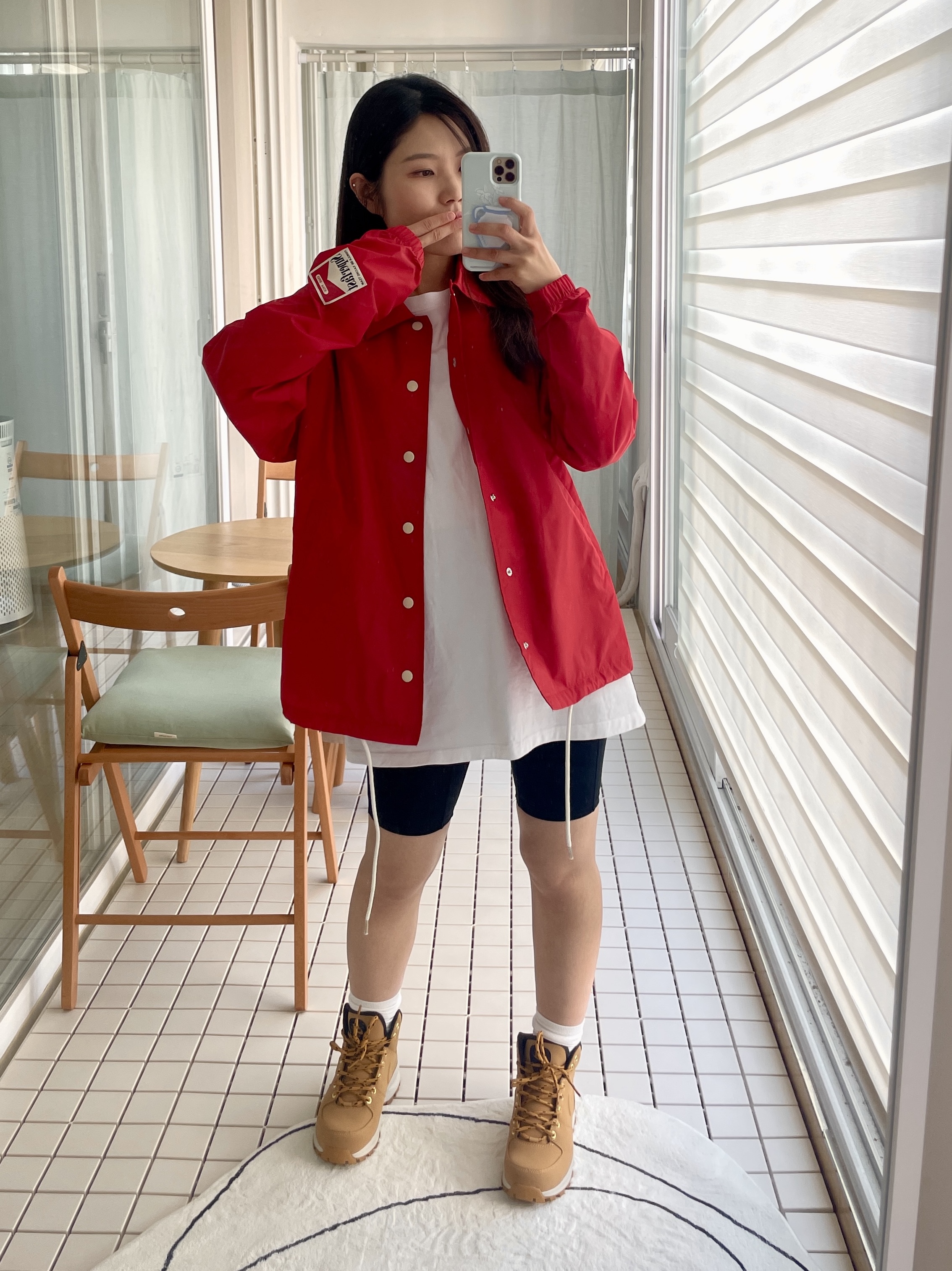 Nike Manoa Leather Haystack 착용 스타일 - 3