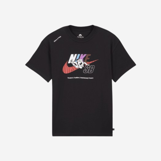 나이키 x 알비노 앤 프레토 SB 스케이트보딩 티셔츠 블랙