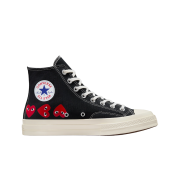 Converse x Play Comme des Garcons Chuck 70 Hi Multi Heart Black