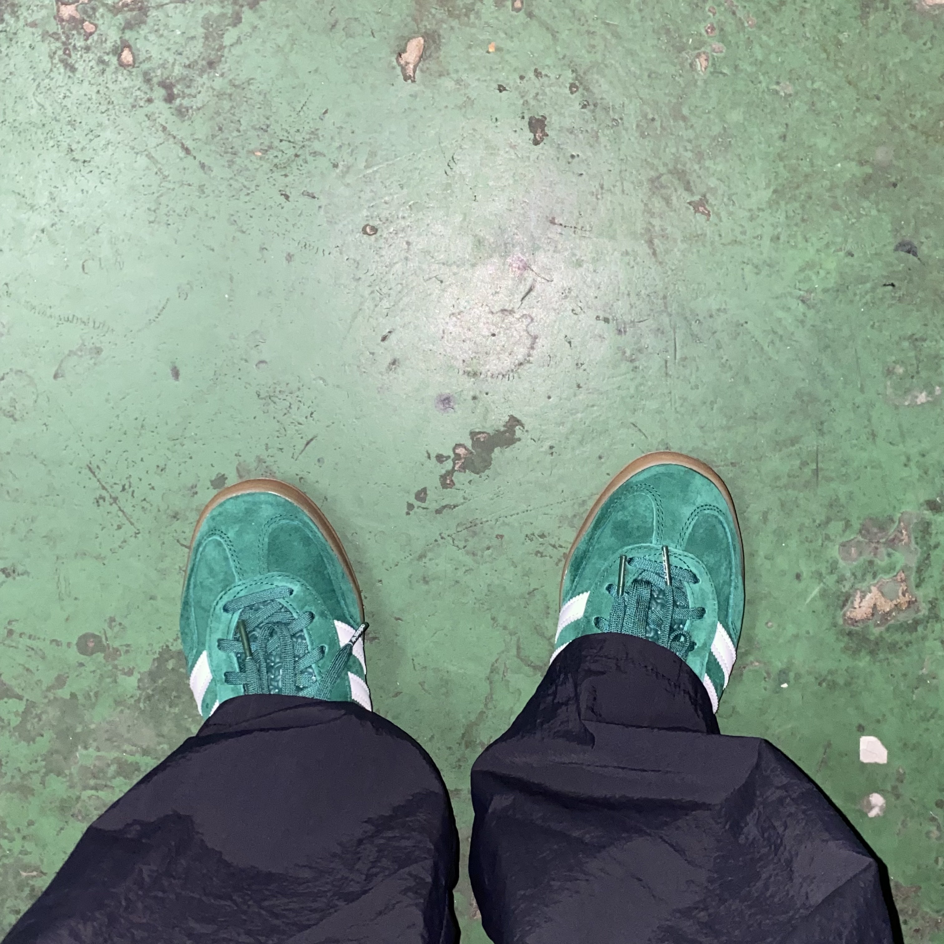 Adidas Gazelle Indoor Collegiate Green 착용 스타일