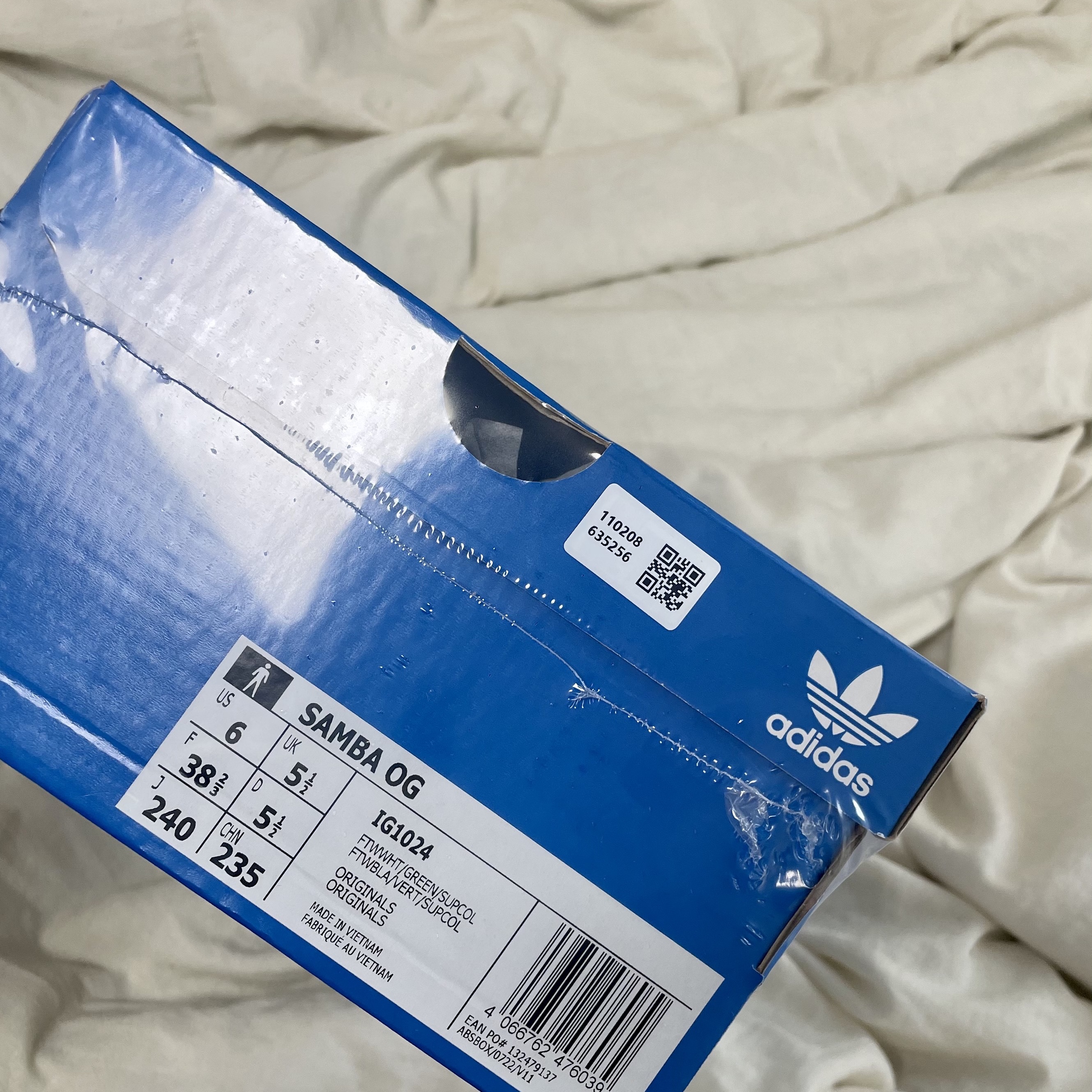 Adidas Samba OG White Green 착용 스타일 - 2