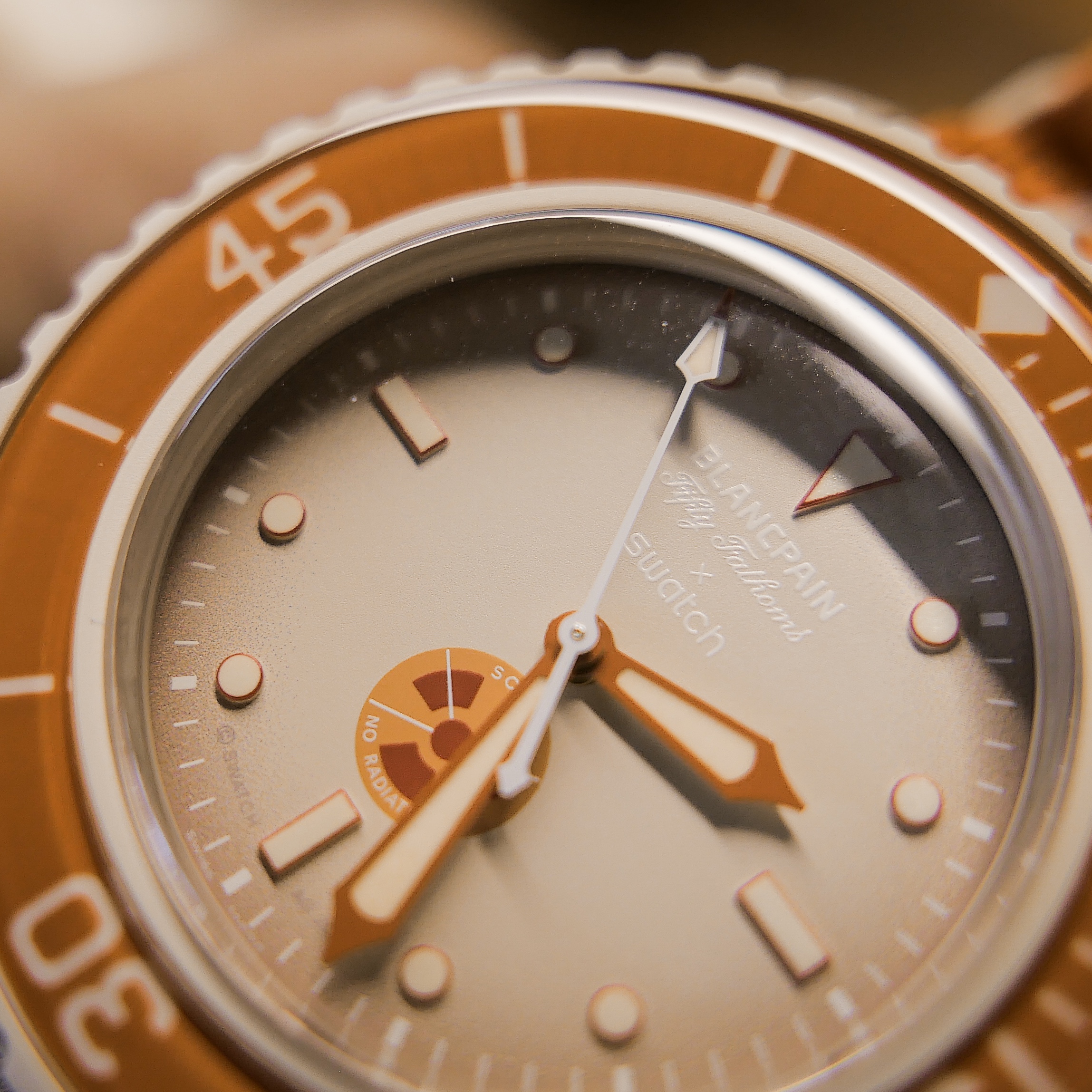 Swatch x Blancpain Bioceramic Arctic Ocean 착용 스타일 - 1