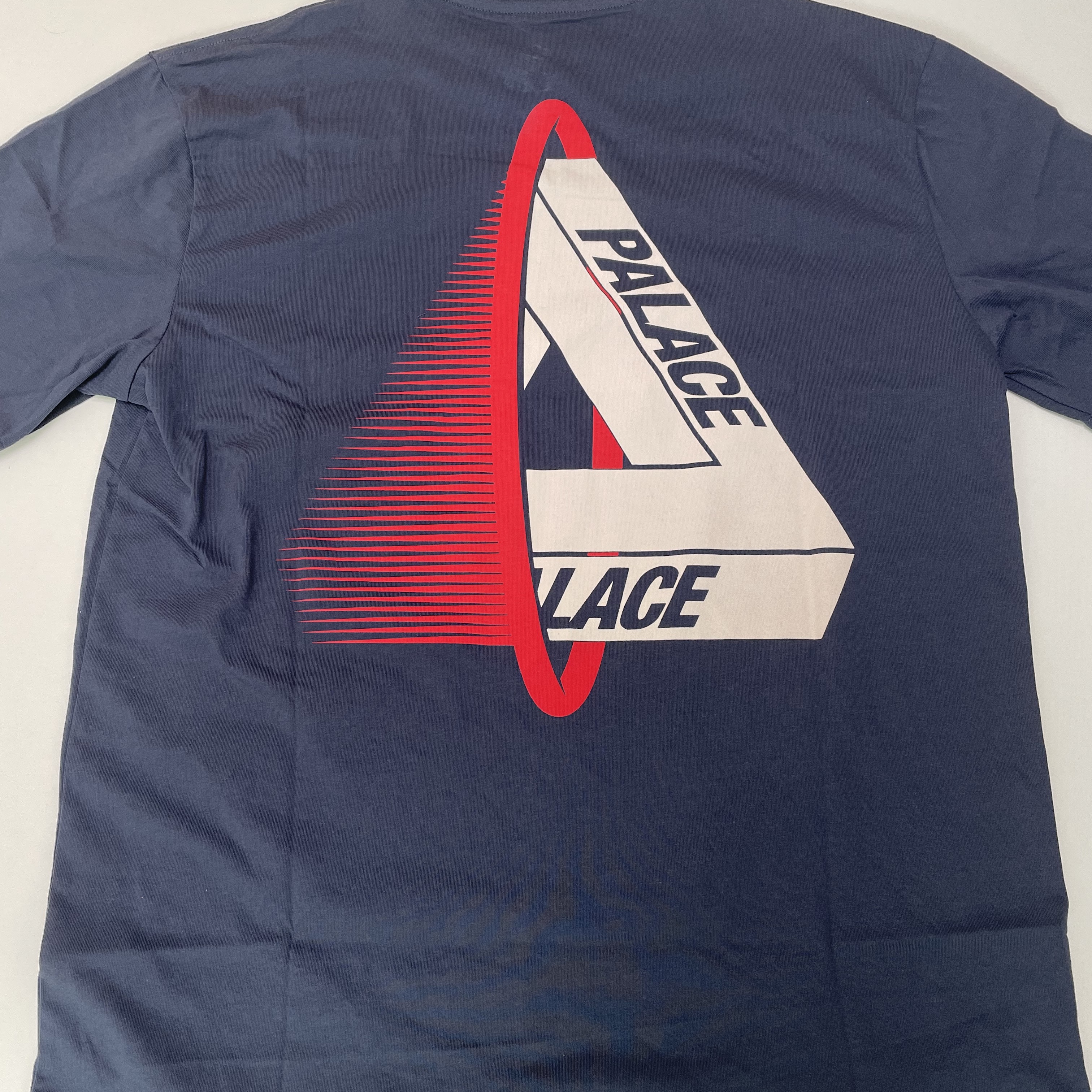 Palace Tri-Void T-Shirt Navy - 23FW 착용 스타일 - 2