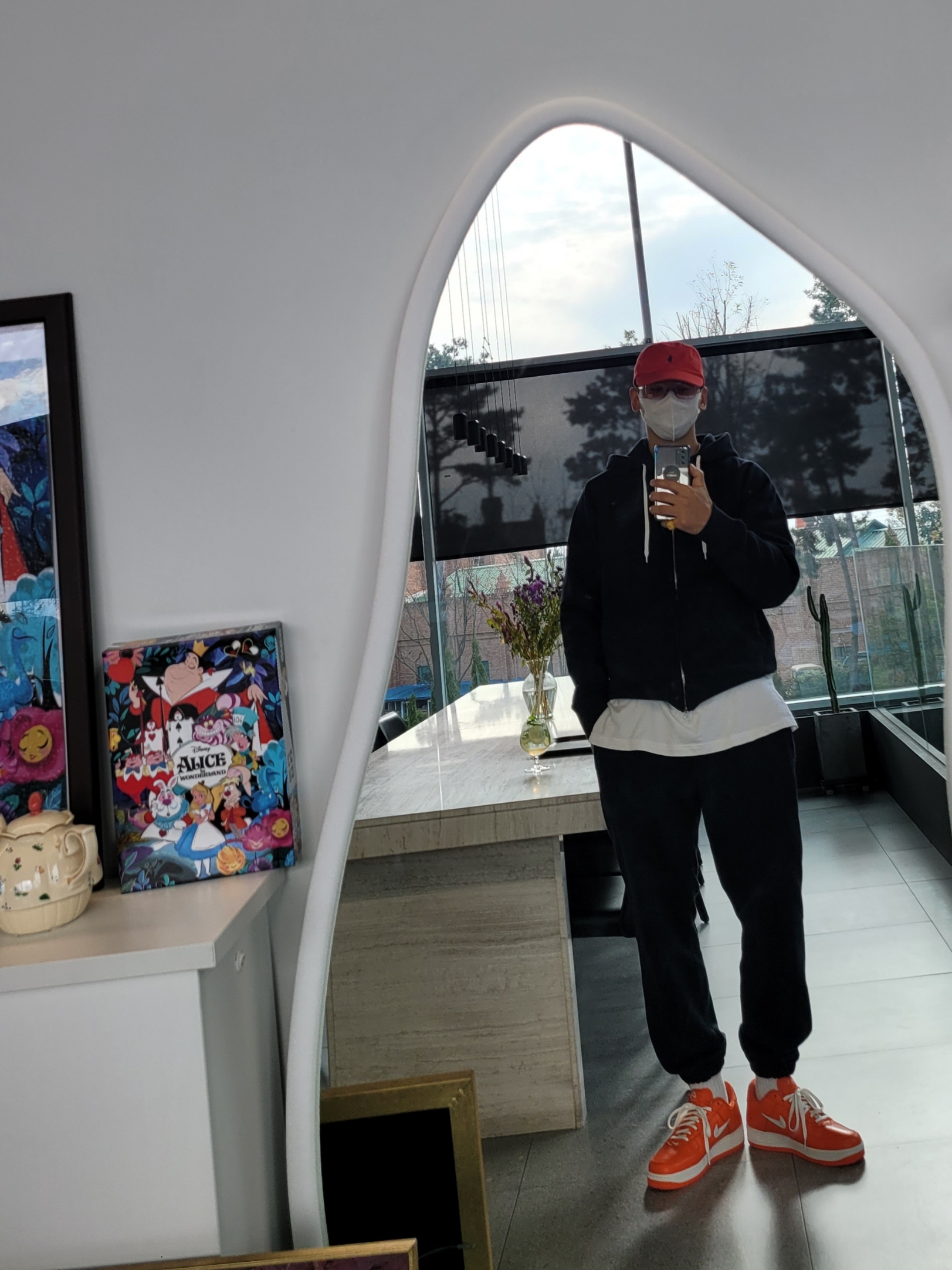 Nike Air Force 1 Low Retro Color of The Month Safety Orange 착용 스타일