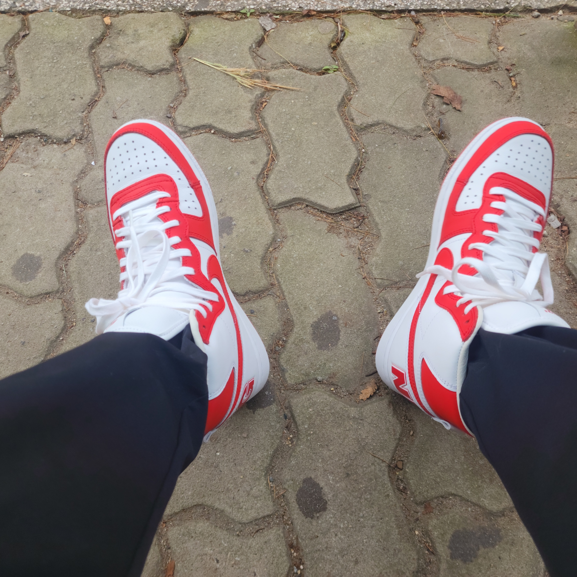 Nike x Comme des Garcons Homme Plus Terminator High Red 착용 스타일 - 4