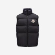 Moncler Almaz Down Gilet Black Navy Blue - 23FW