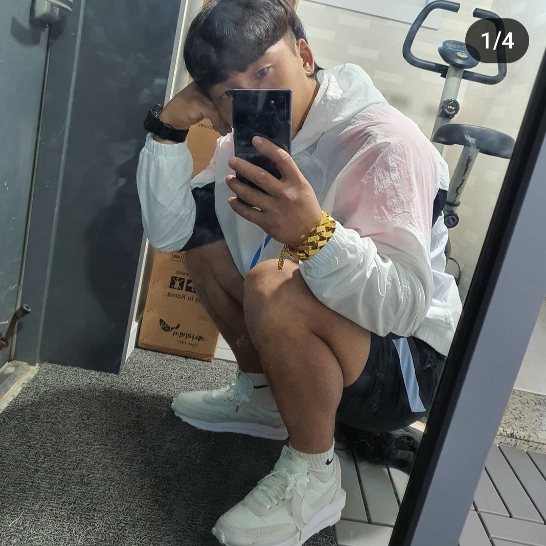 Nike x Sacai LDWaffle White Nylon 착용 스타일 - 1