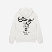 Stussy World Tour Hoodie Pigment Dyed Natural