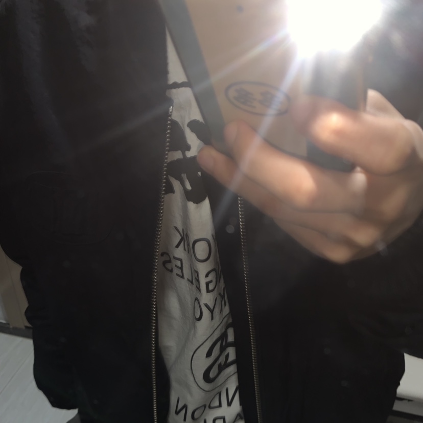 Dada Bomber Jacket Black 착용 스타일 - 1