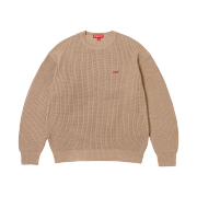 Supreme Small Box Ribbed Sweater Tan - 23FW