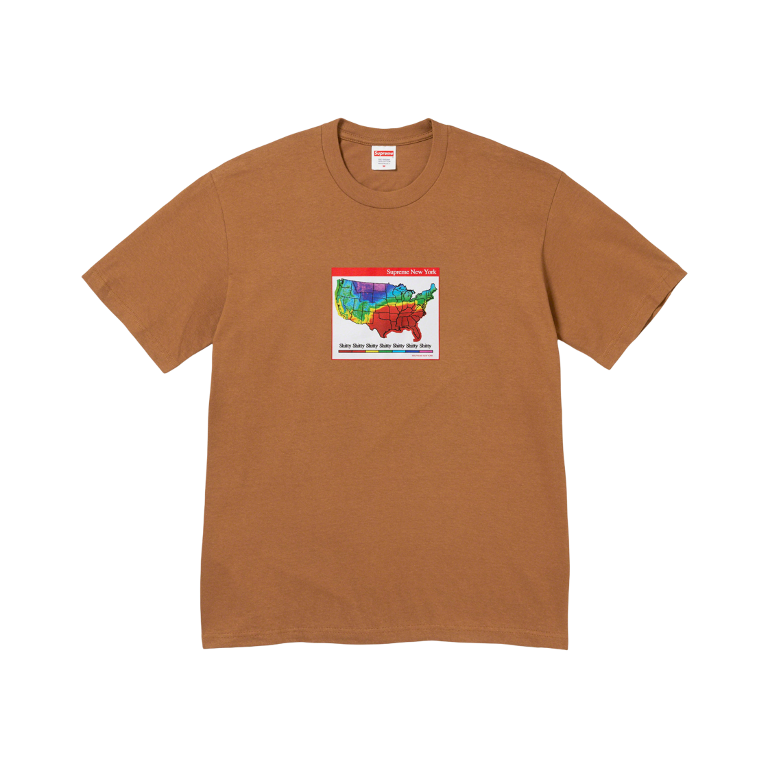 Supreme Weather T-Shirt Light Brown - 23FW 상세 이미지 1