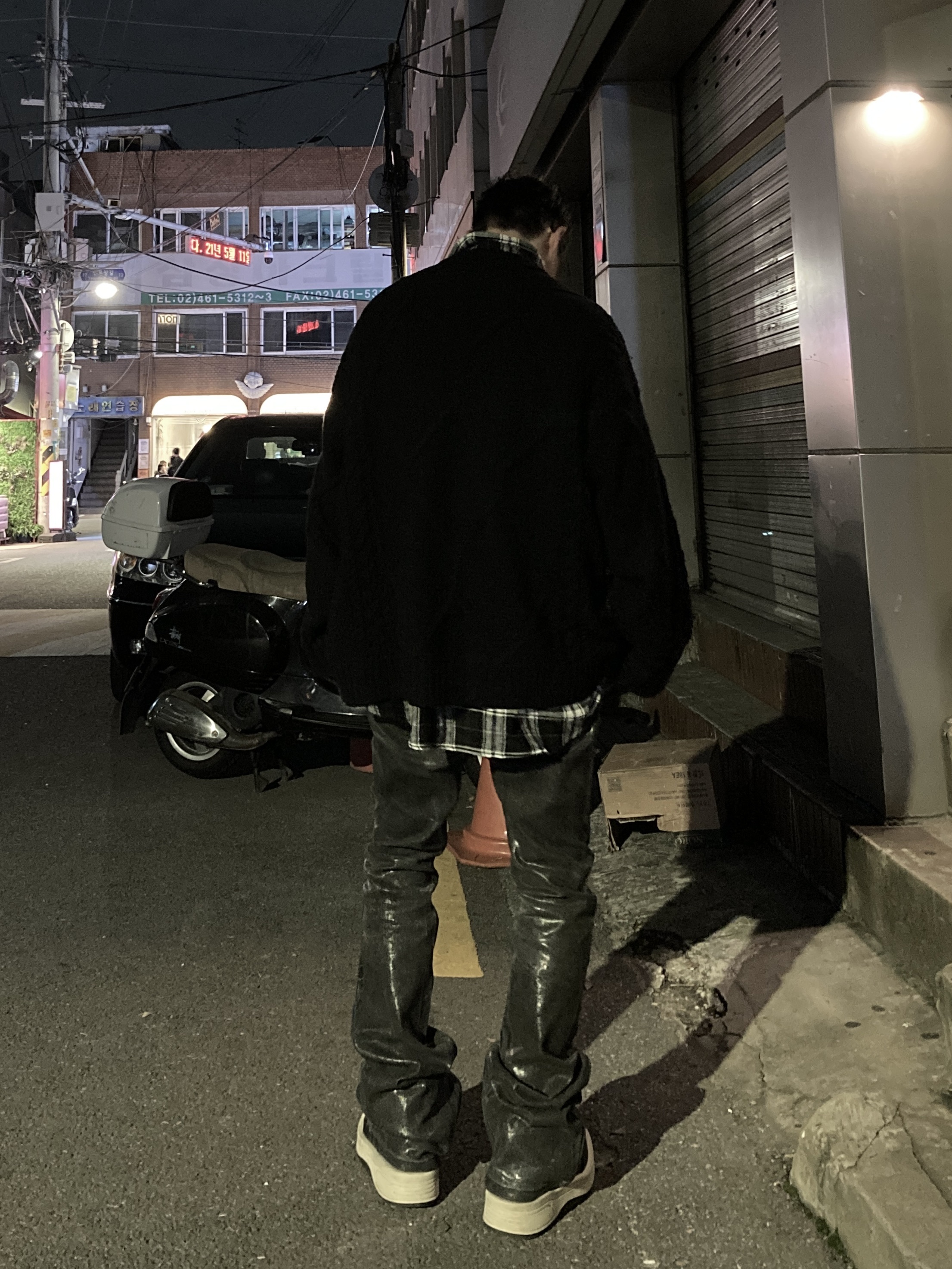 Converse x Drkshdw Turbowpn Black Cream 착용 스타일 - 1