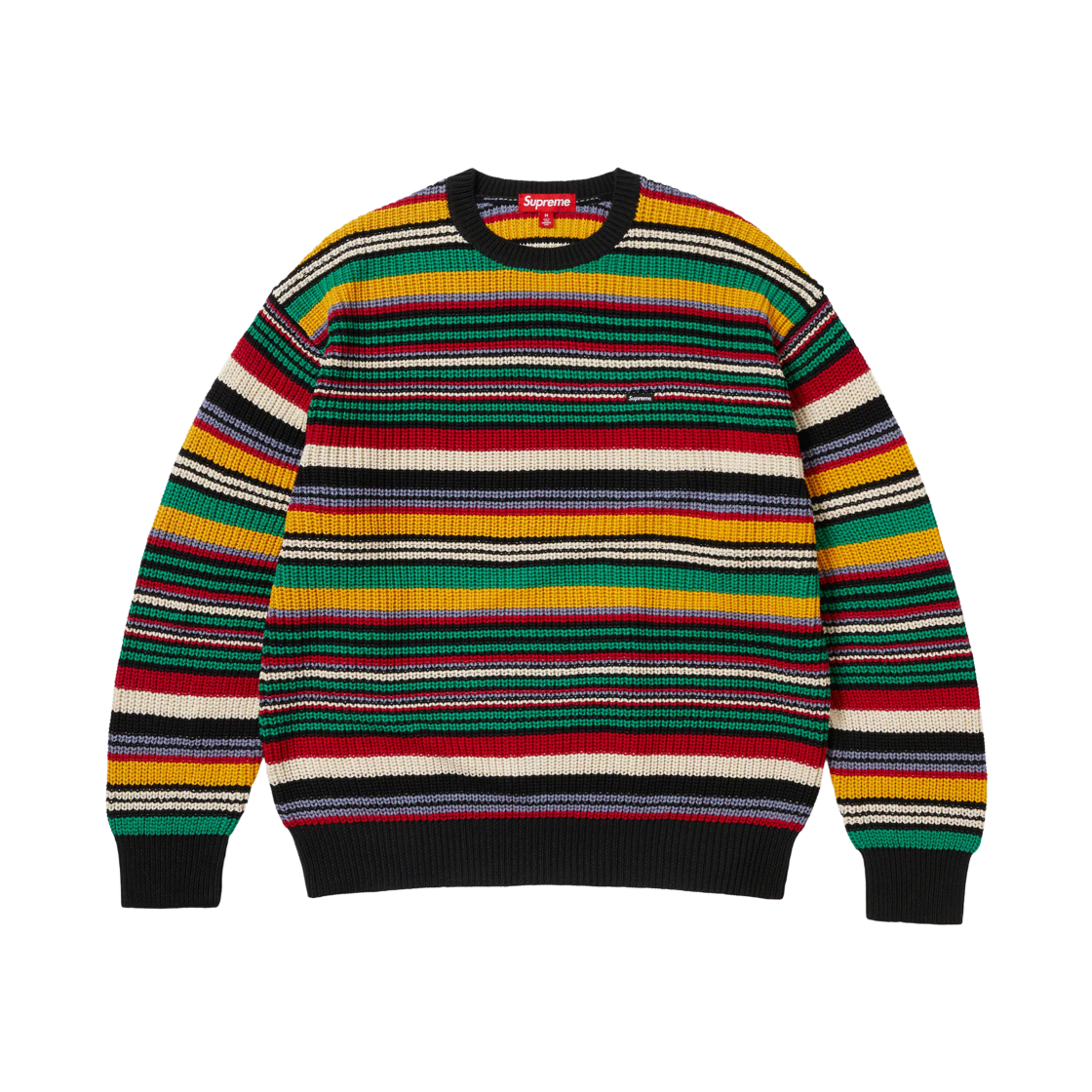 Supreme Small Box Ribbed Sweater Multicolor - 23FW 상세 이미지 1