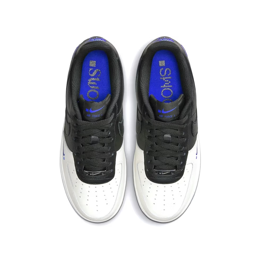 Nike Air Force 1 '07 Low White, Nike Air Force 1 '07 Low Triple Black 착용 스타일 - 5