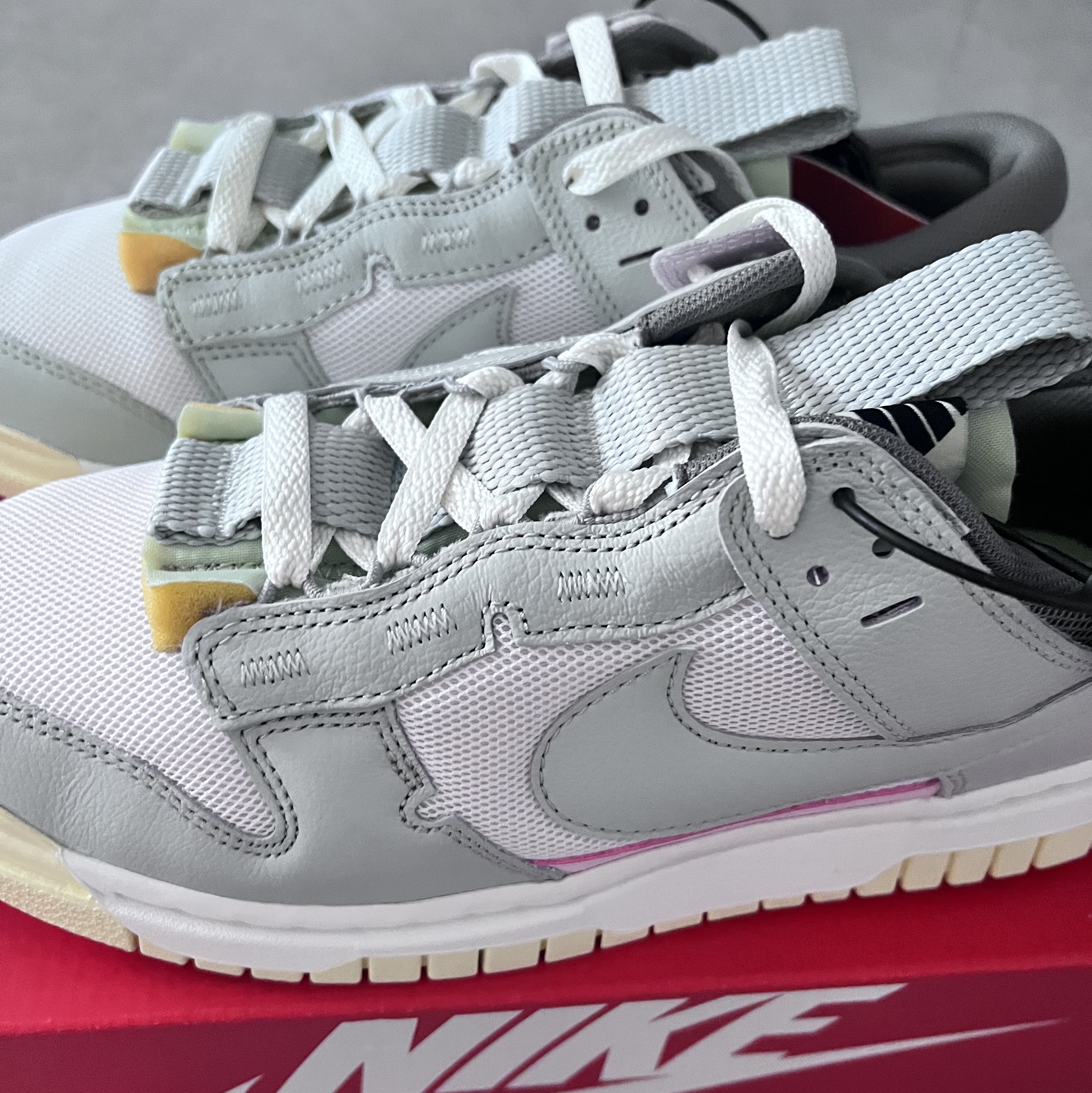 Nike Air Dunk Jumbo Sail Mint Foam 착용 스타일