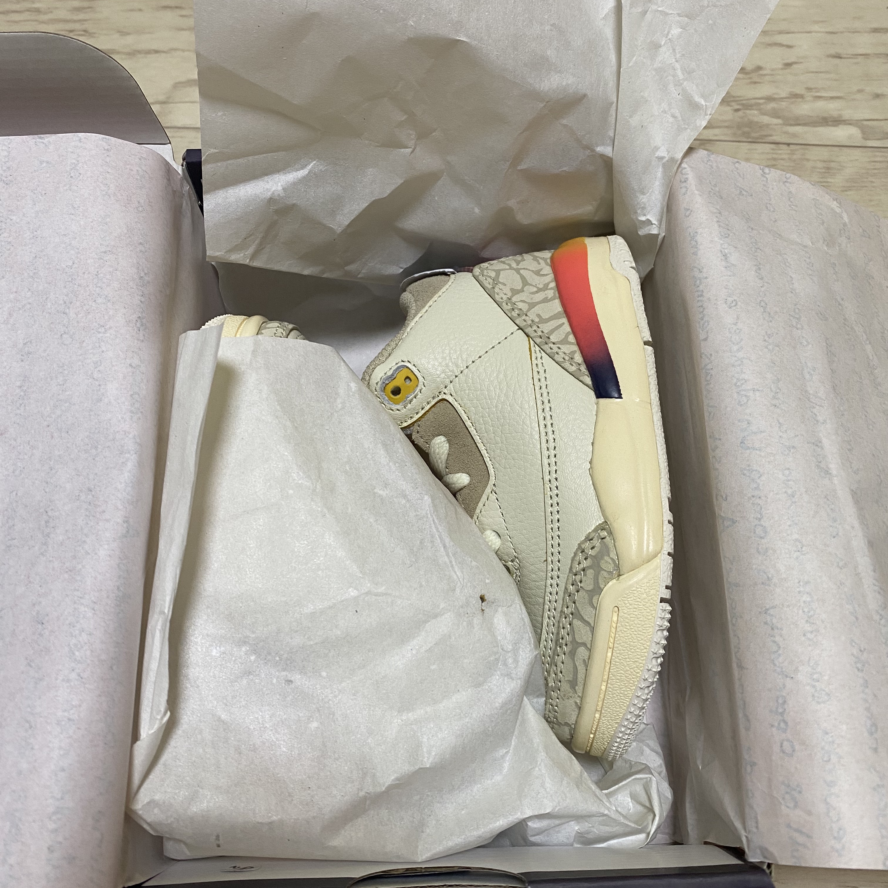 (TD) Jordan 3 x J Balvin Retro SP Sunset 착용 스타일 - 2