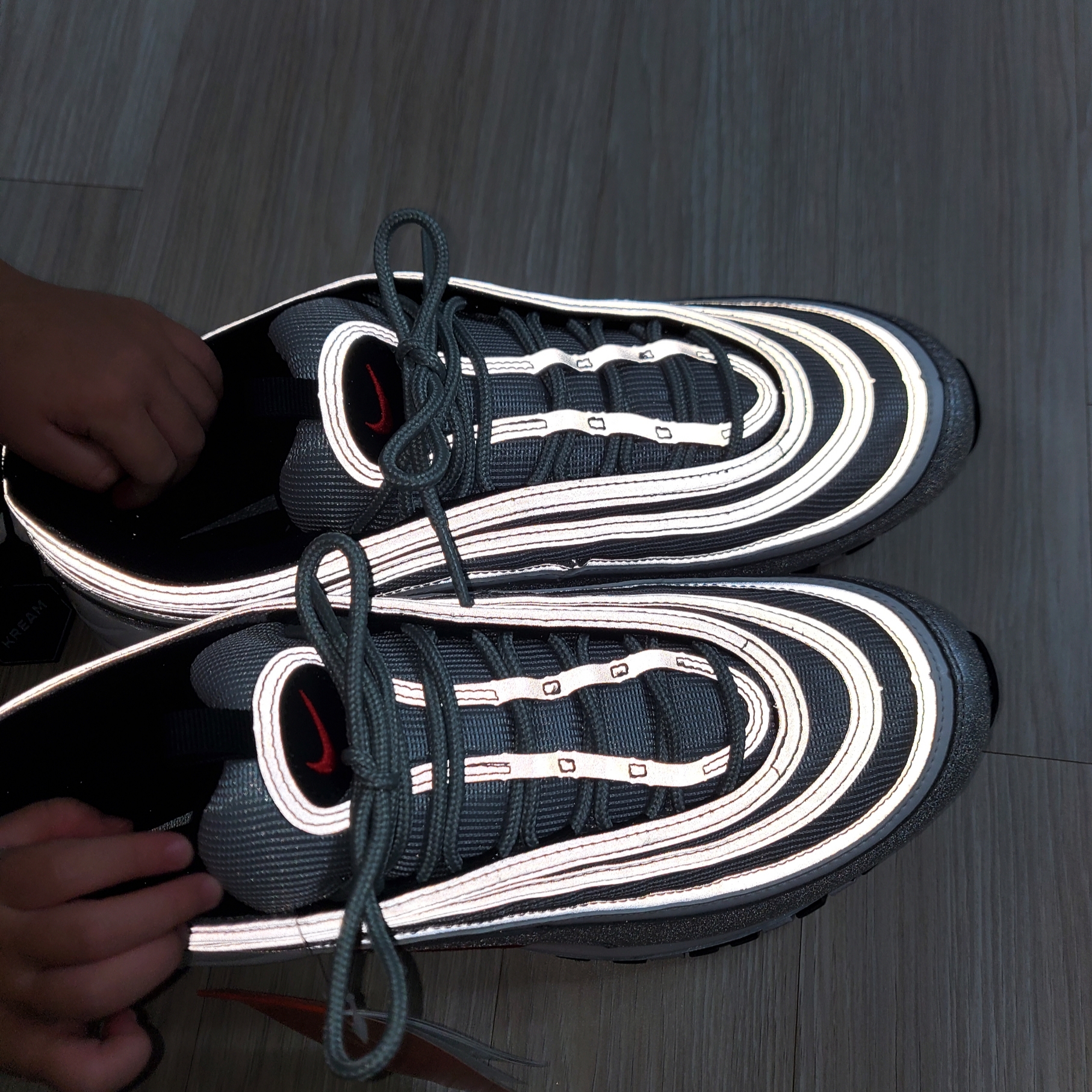 Nike Air Max 97 OG Silver Bullet 2022 착용 스타일 - 1