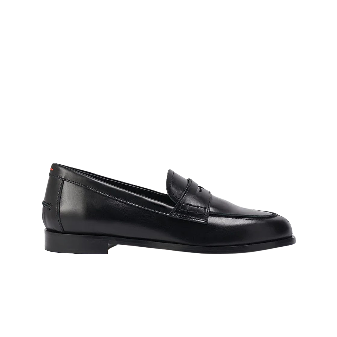 (W) 에이디 오스카 로퍼 블랙 카프((W) Aeyde Oscar Loafer Black Calf) - 1