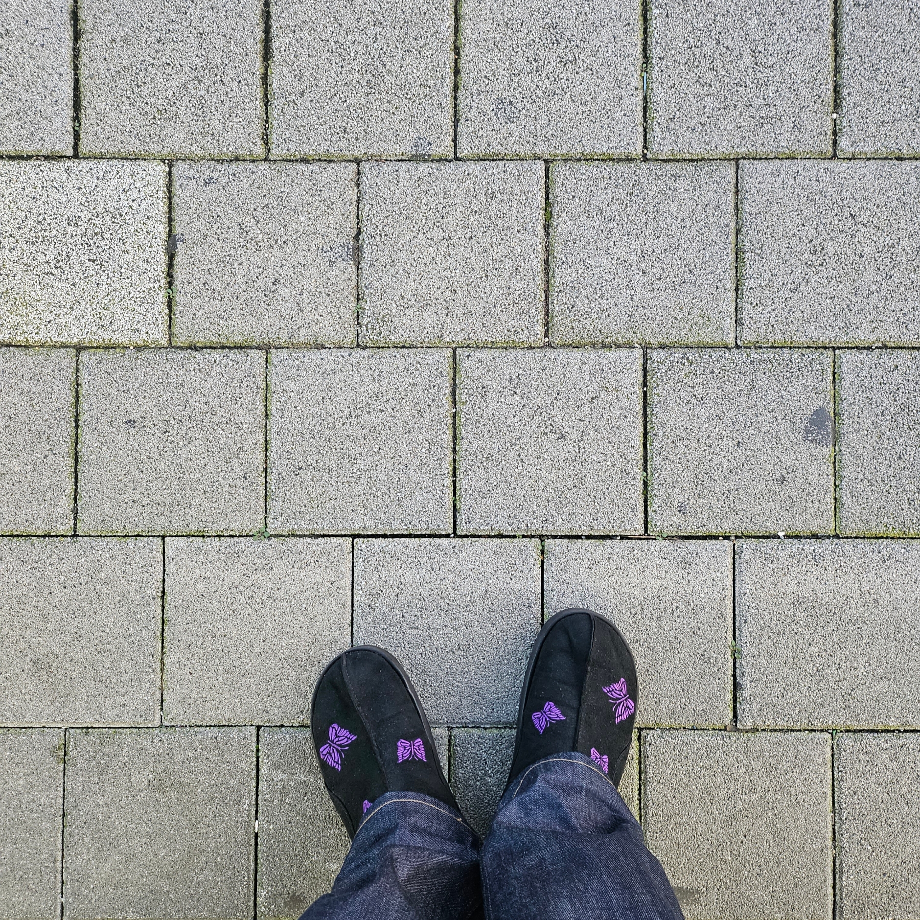 Reebok x Needles Beatnik Moc Core Black Extreme Purple 착용 스타일