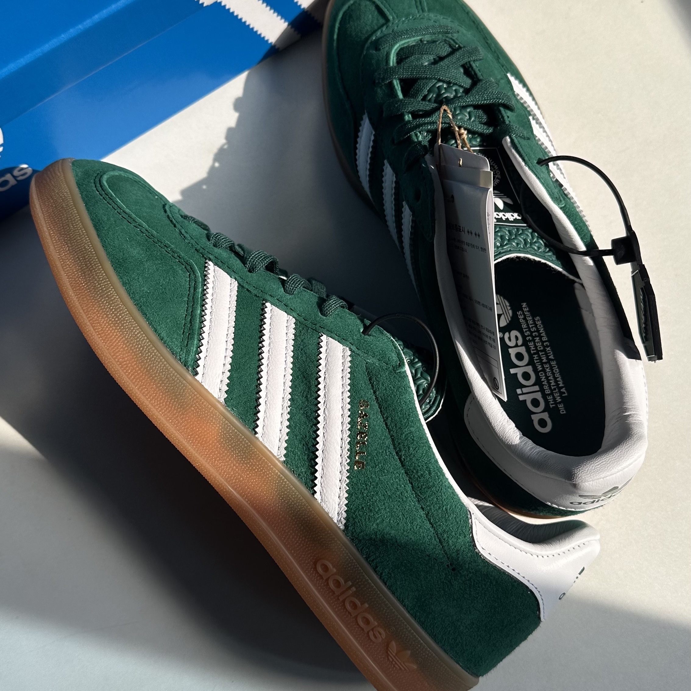Adidas Gazelle Indoor Collegiate Green 착용 스타일 - 2