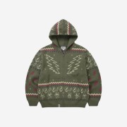 Thisisneverthat x Grateful Dead Iconography Knit Zip Hoodie Mud