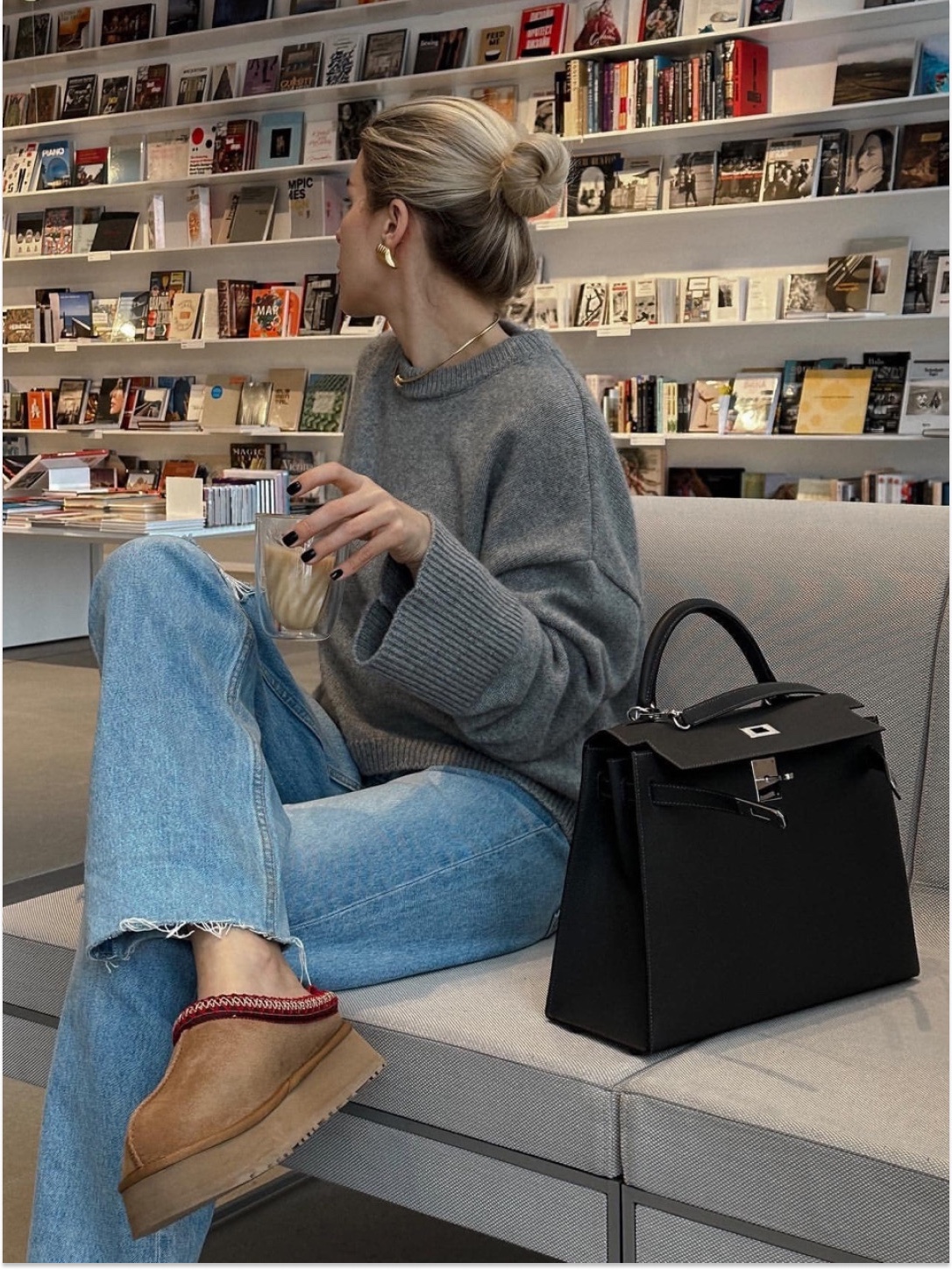(W) UGG Tasman Slipper Chestnut, (Kids) UGG Tasman II Slipper Chestnut 착용 스타일 - 4