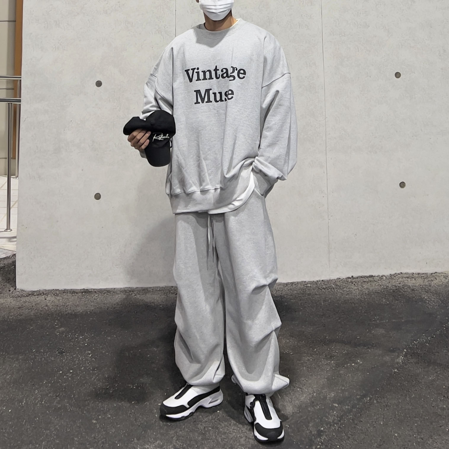 Nike x Comme des Garcons Homme Plus Air Max Sunder SP White Black 착용 스타일 - 3