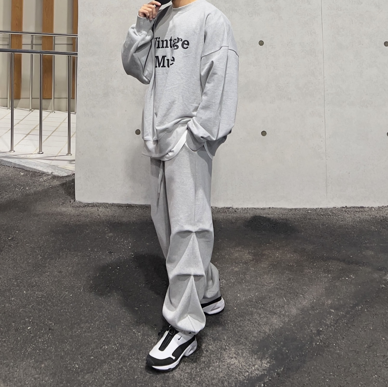 Nike x Comme des Garcons Homme Plus Air Max Sunder SP White Black 착용 스타일 - 2